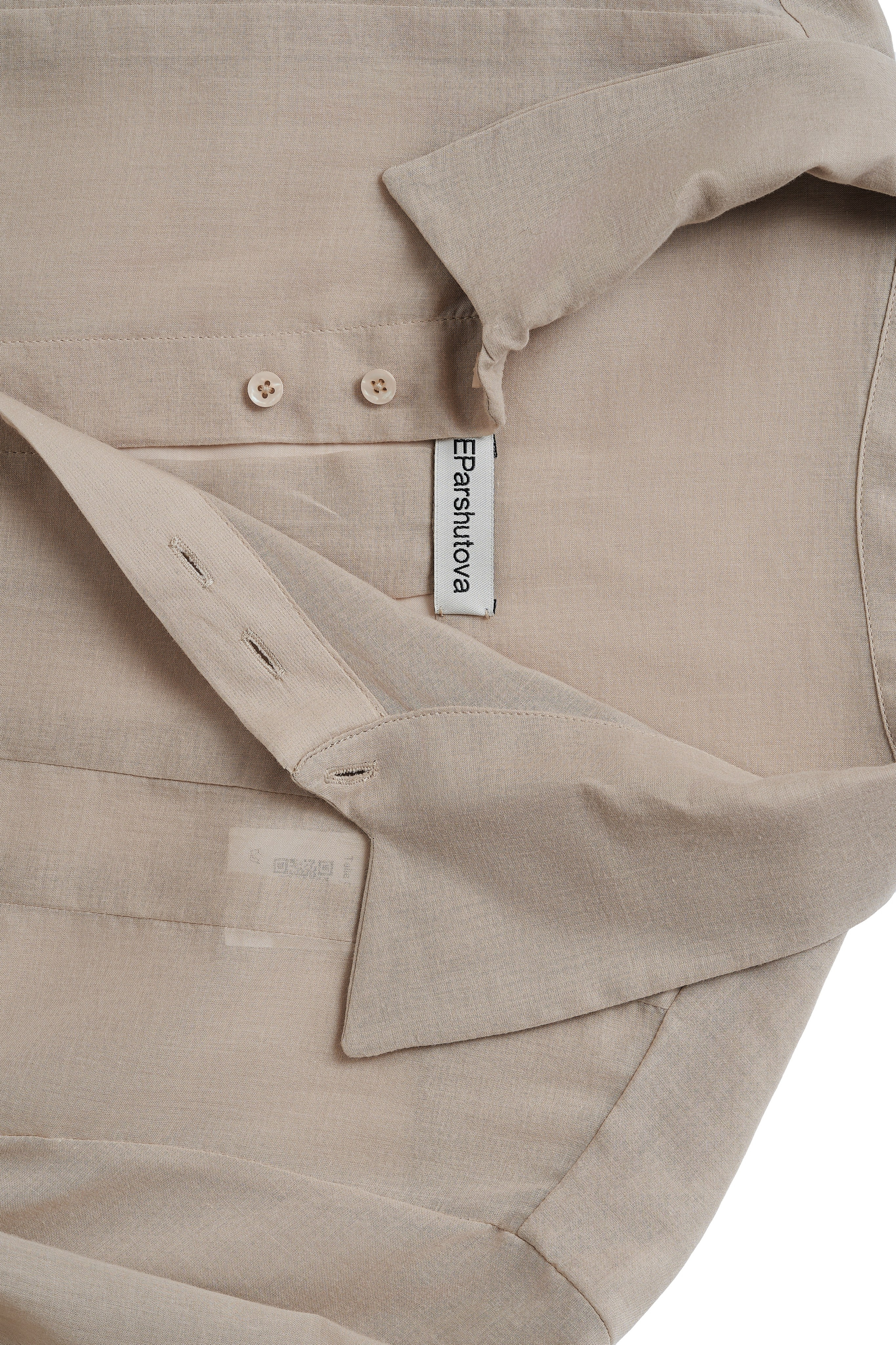 High-quality photo of men's linen shirt
