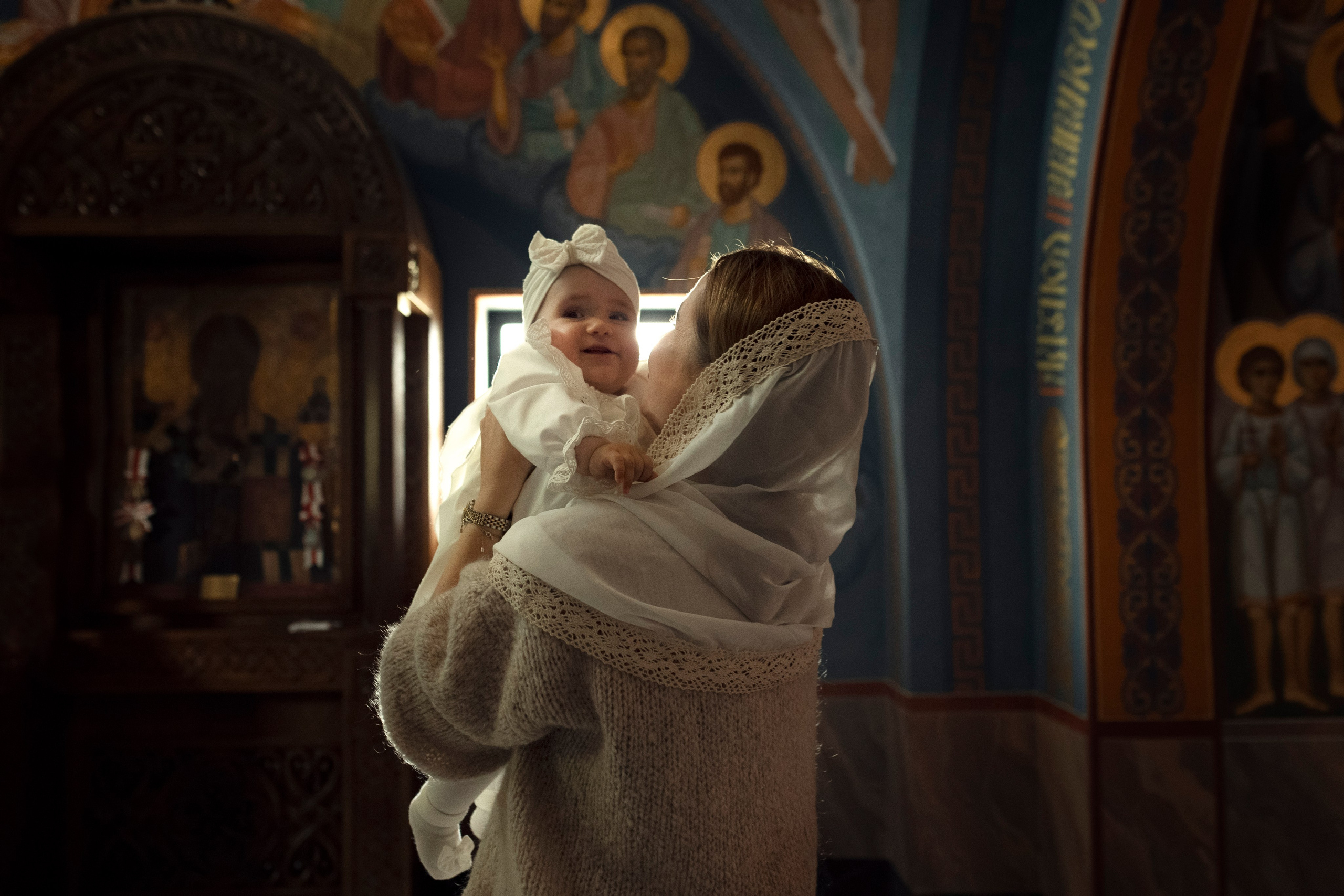 Крещение. Семейный и детский фотограф в Варшаве Мила Бобровская