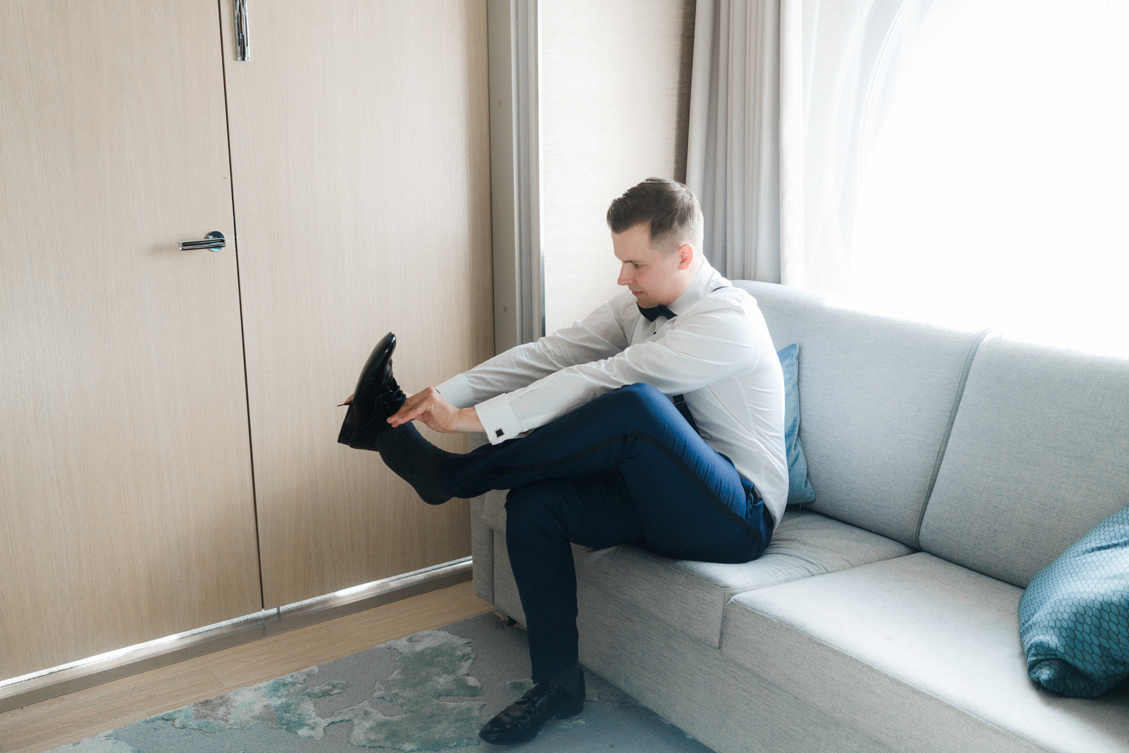 O&A, hääkuvaaja Helsinki, Johanneksen kirkko ja Radisson Blu Royal