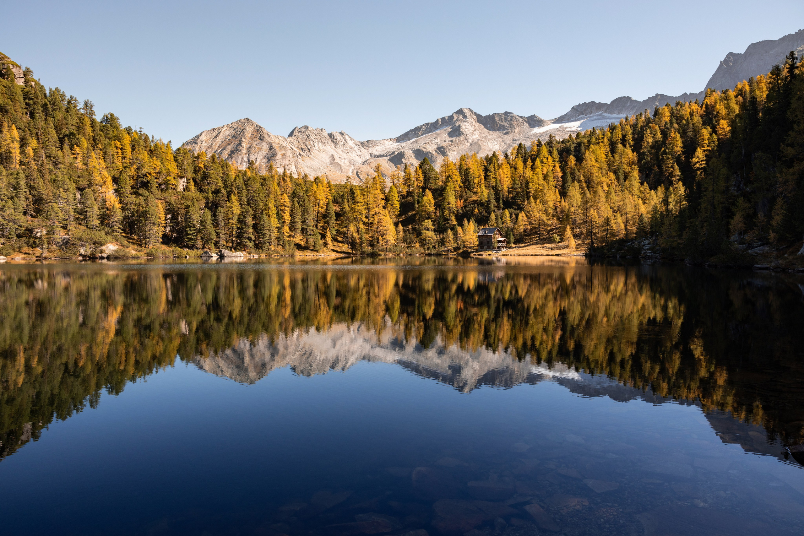 Reed See, Gastein, Österreich