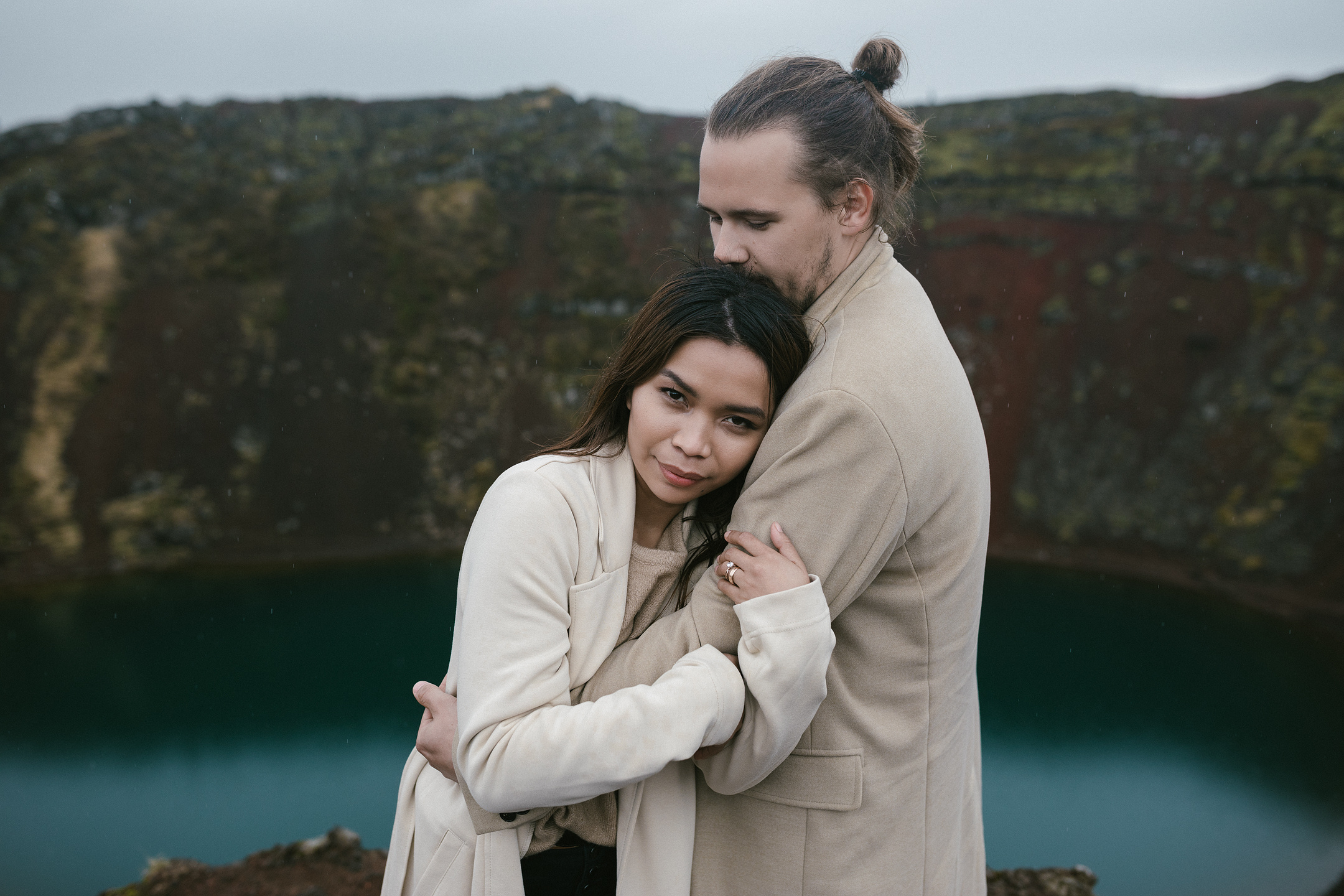 After Wedding Iceland | Gullfoss & Kerid Crater Lake. Lake Constance & Allgäu Wedding Photographer | Liliana Berkut