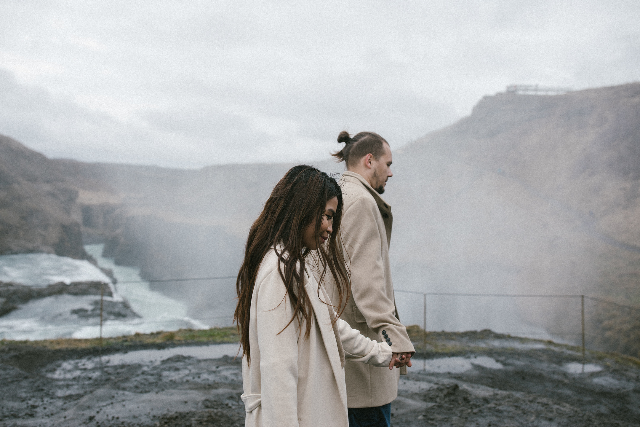 After Wedding Iceland | Gullfoss & Kerid Crater Lake. Lake Constance & Allgäu Wedding Photographer | Liliana Berkut