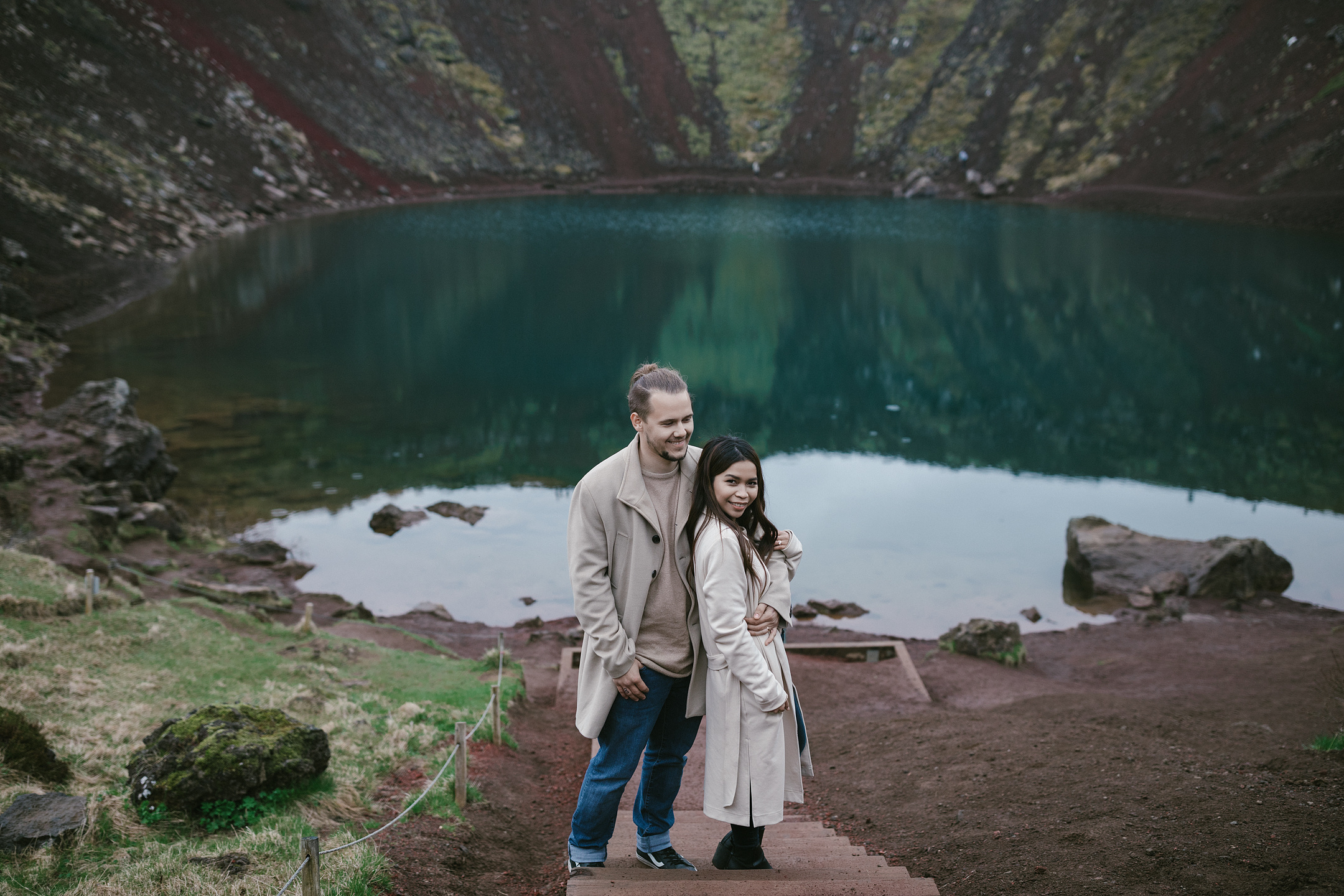 After Wedding Iceland | Gullfoss & Kerid Crater Lake. Lake Constance & Allgäu Wedding Photographer | Liliana Berkut