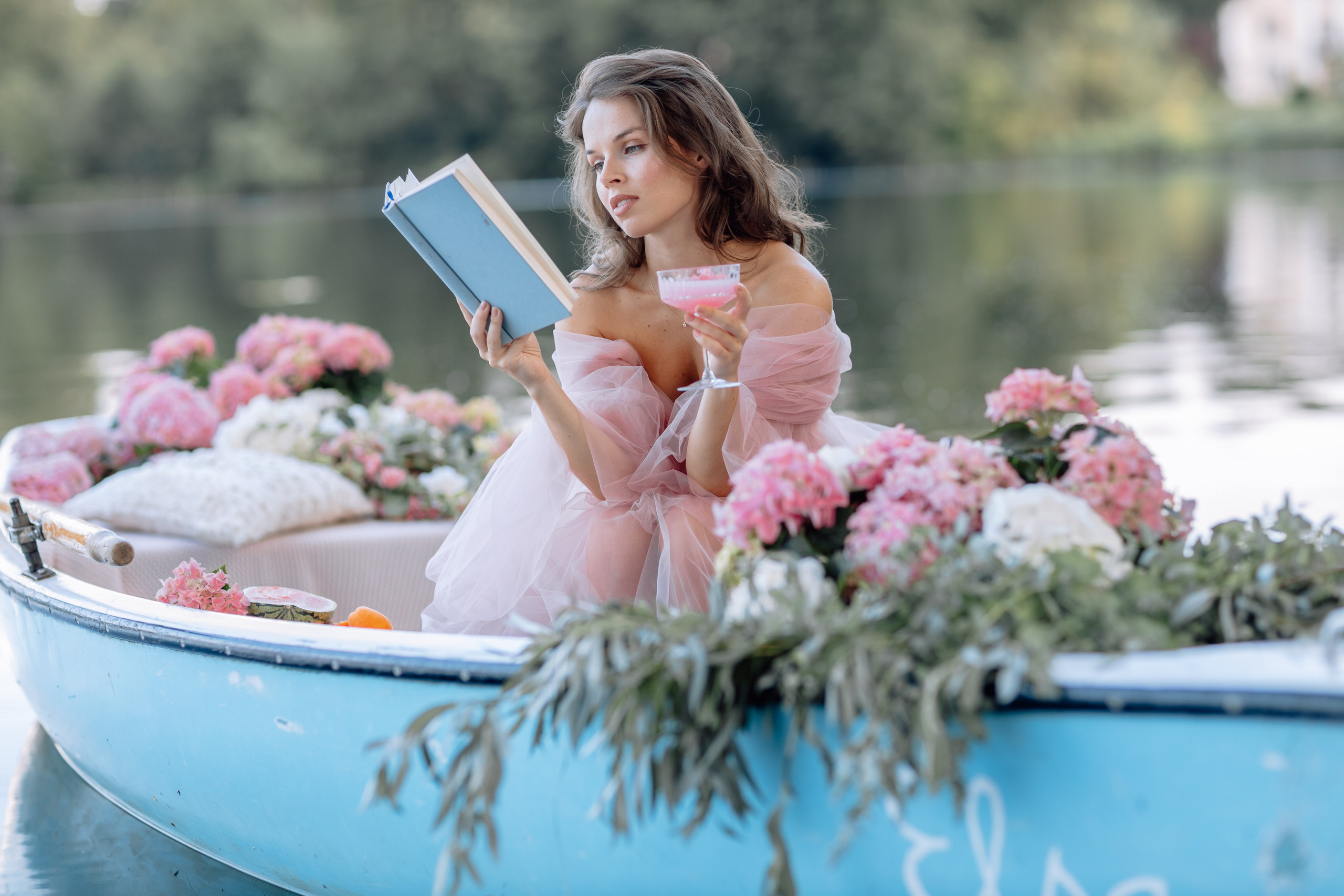 Das Boot mit Blumen. Hochzeitsfotograf München Taufe Familienfotograf Tanja Mauke