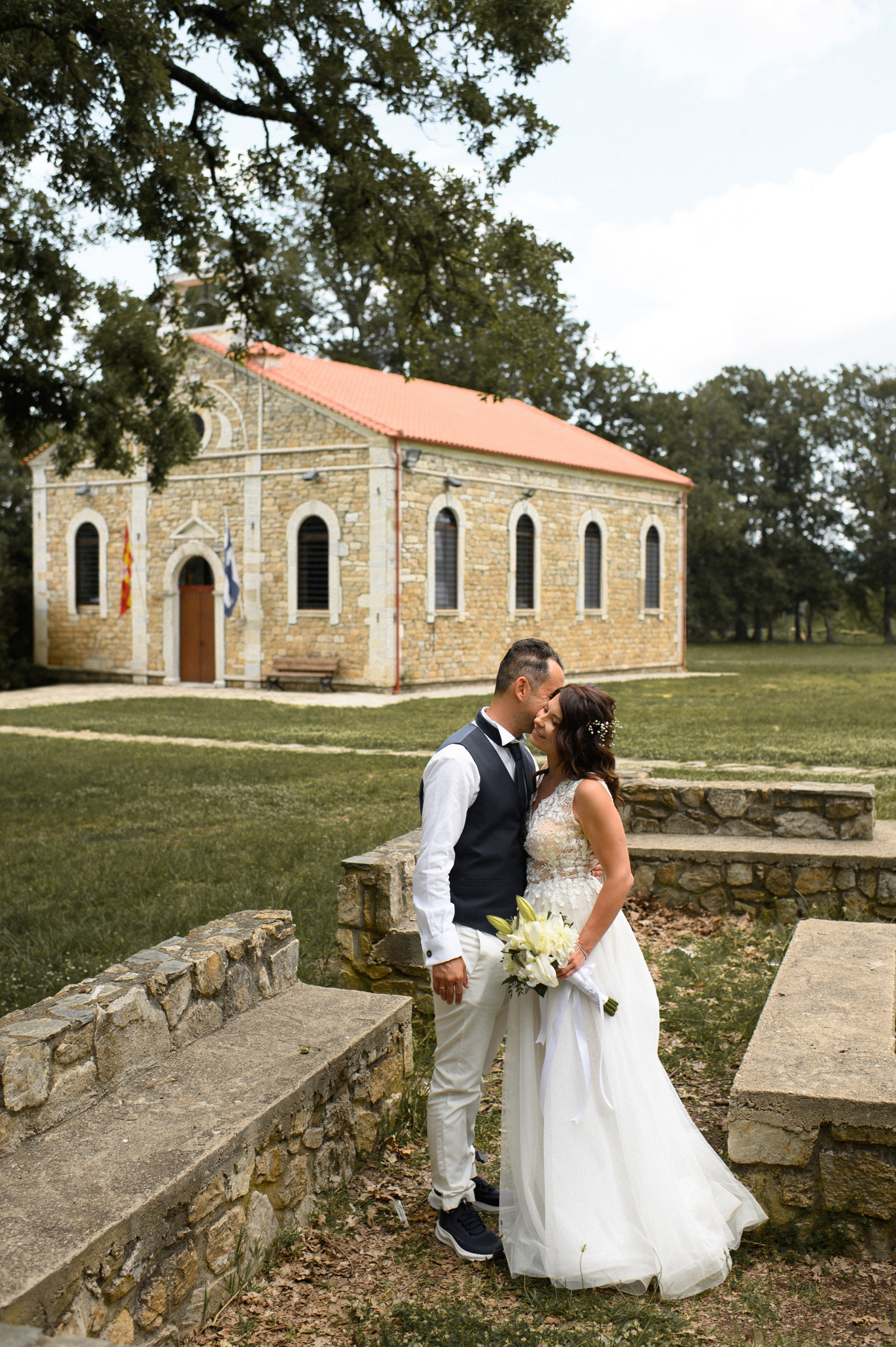 Wedding in Arnia Daria and George. Семейная, детская, портретная и предметная фотосъемка в Салониках