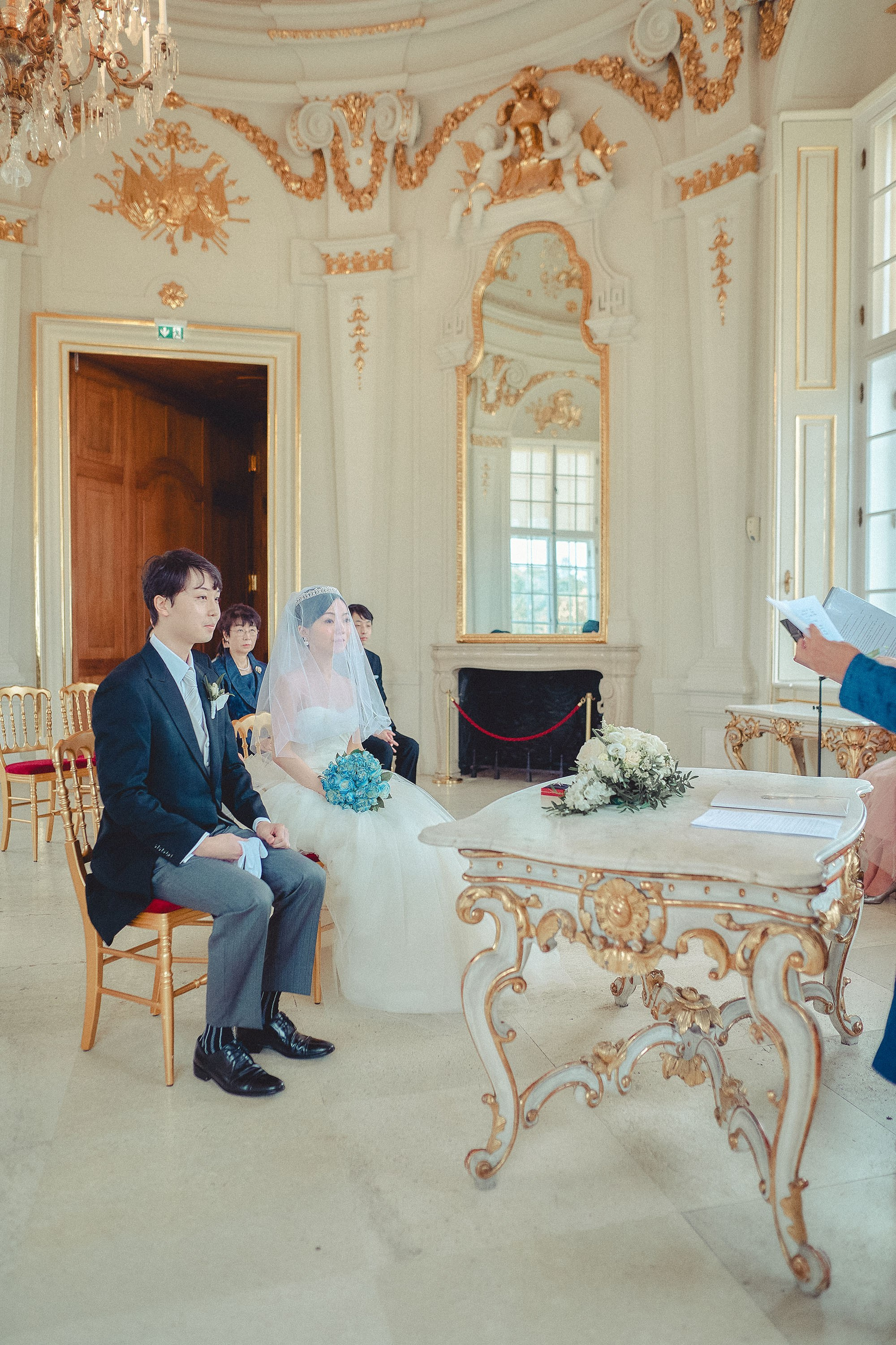 Belvedere Palace Wedding, Vienna, Austria. Northeast Ohio (Cleveland, Youngstown, Akron) Wedding Photography