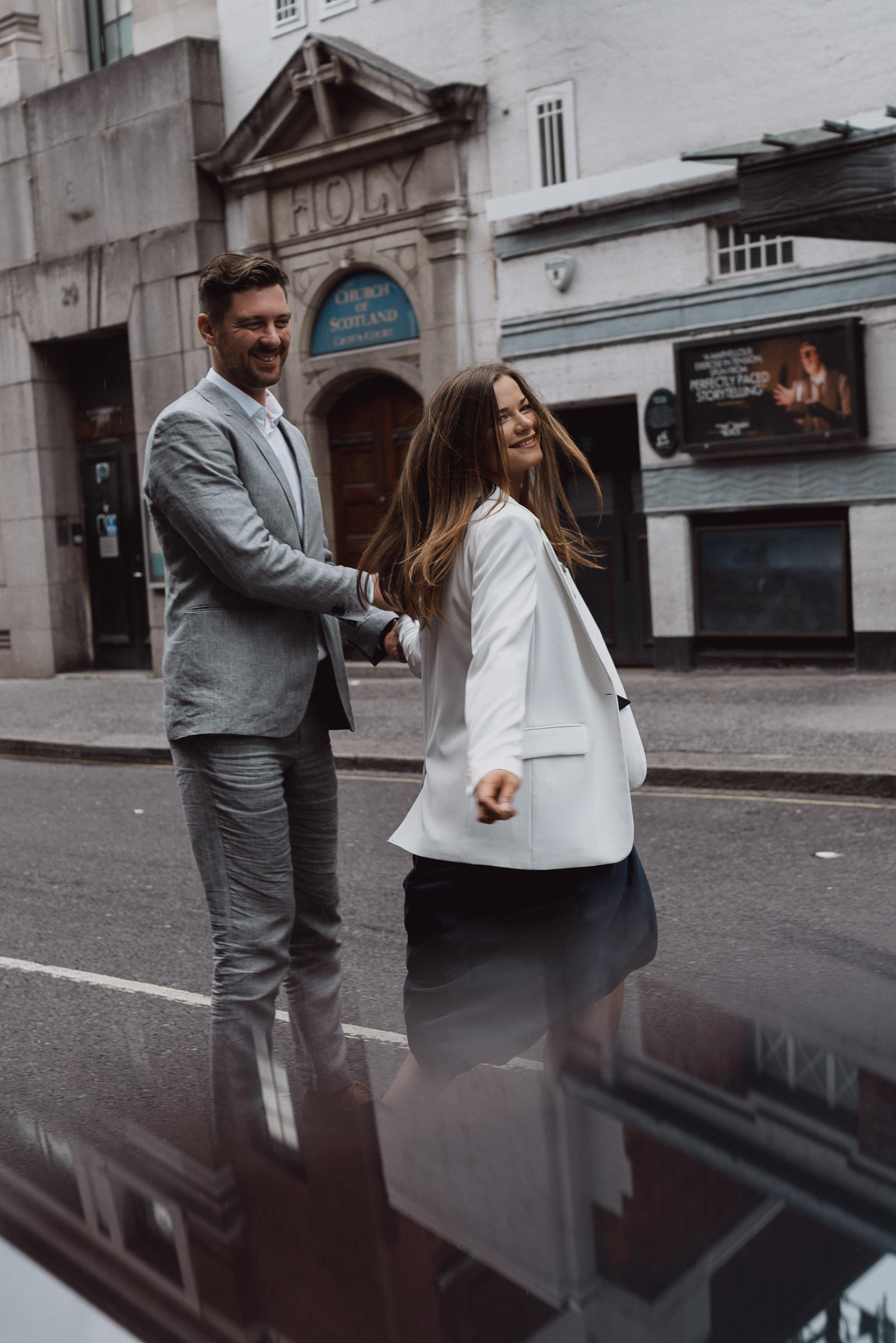 Engagement session at Covent Garden. London portrait and family photographer