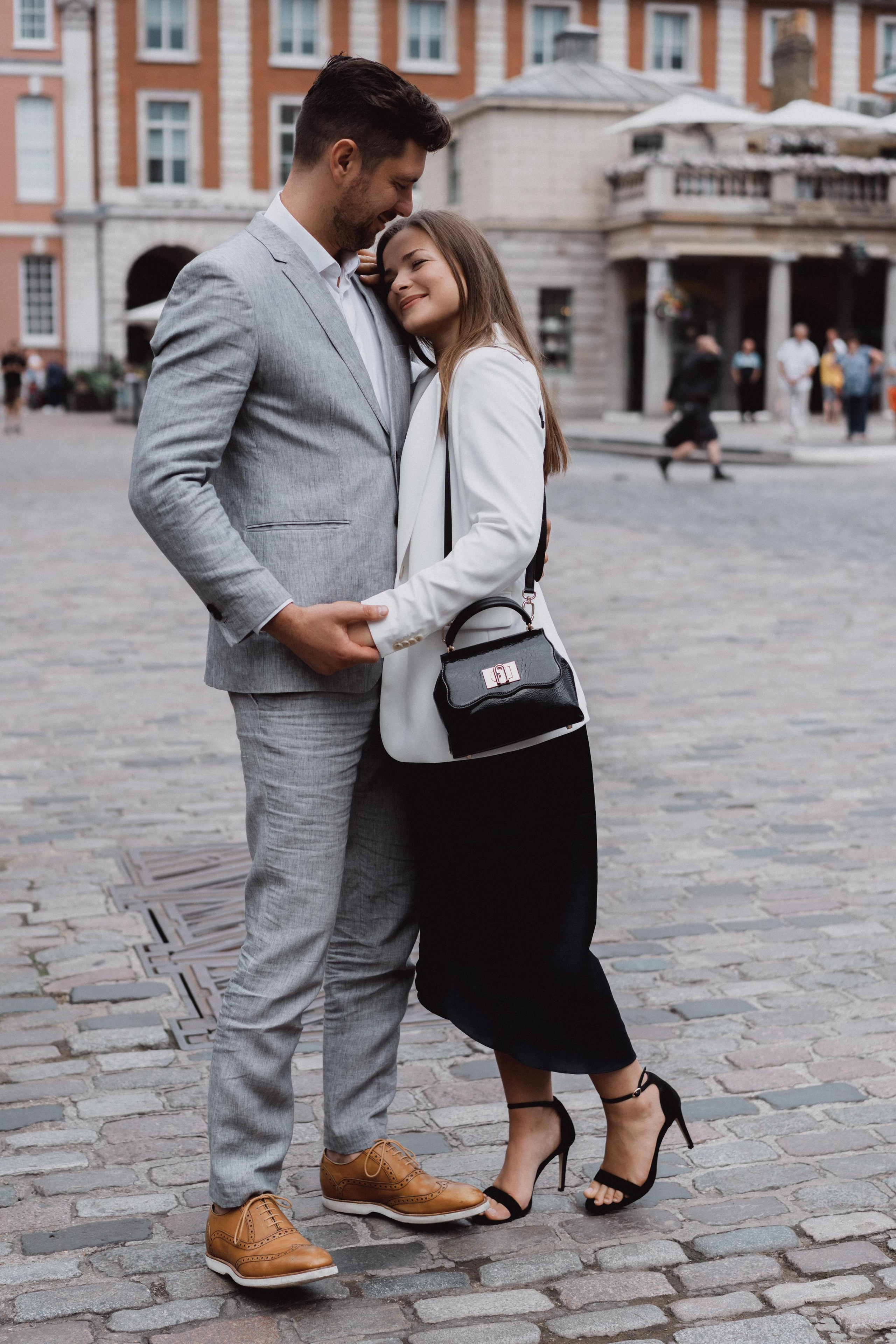 Engagement session at Covent Garden. London portrait and family photographer