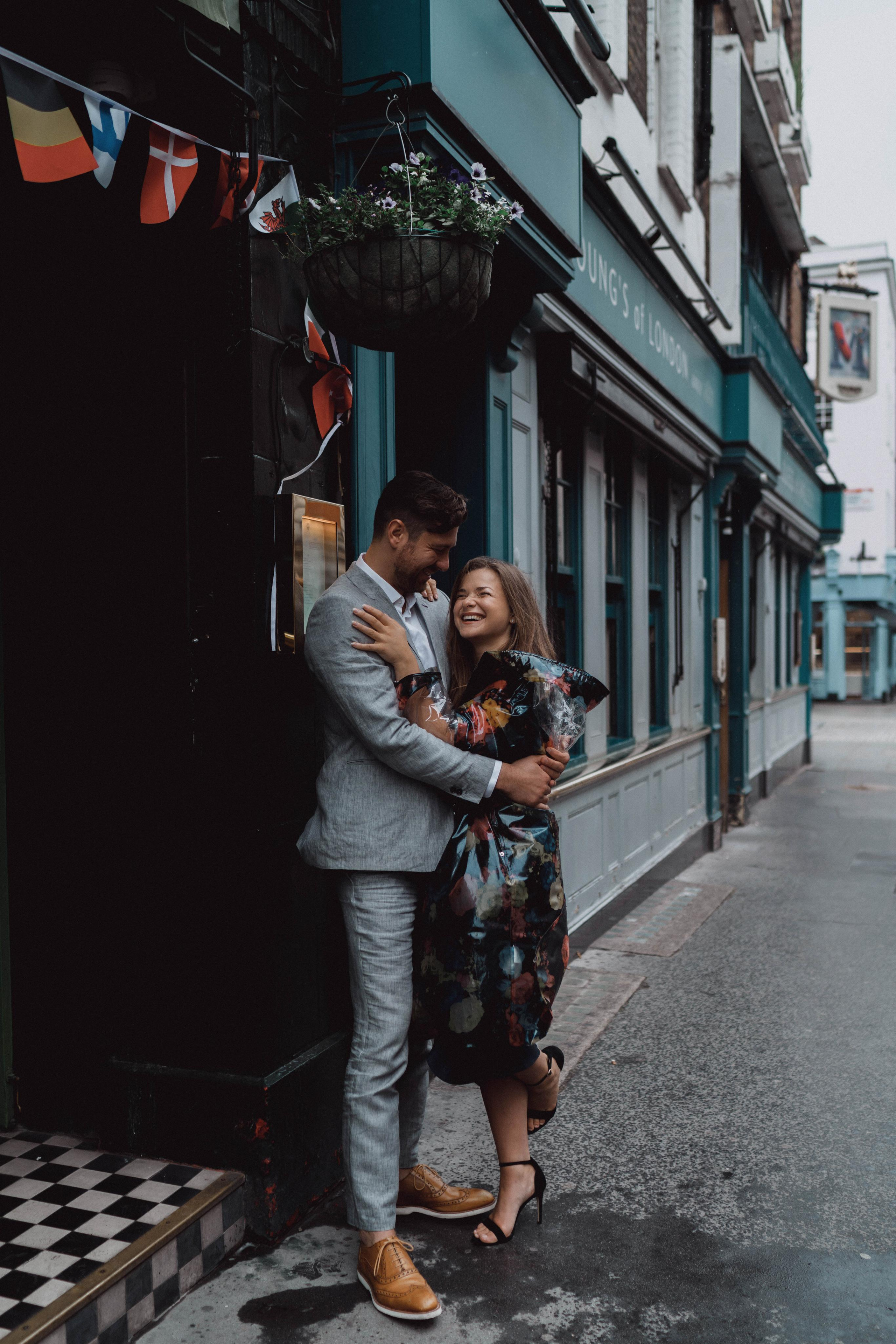 Engagement session at Covent Garden. London portrait and family photographer