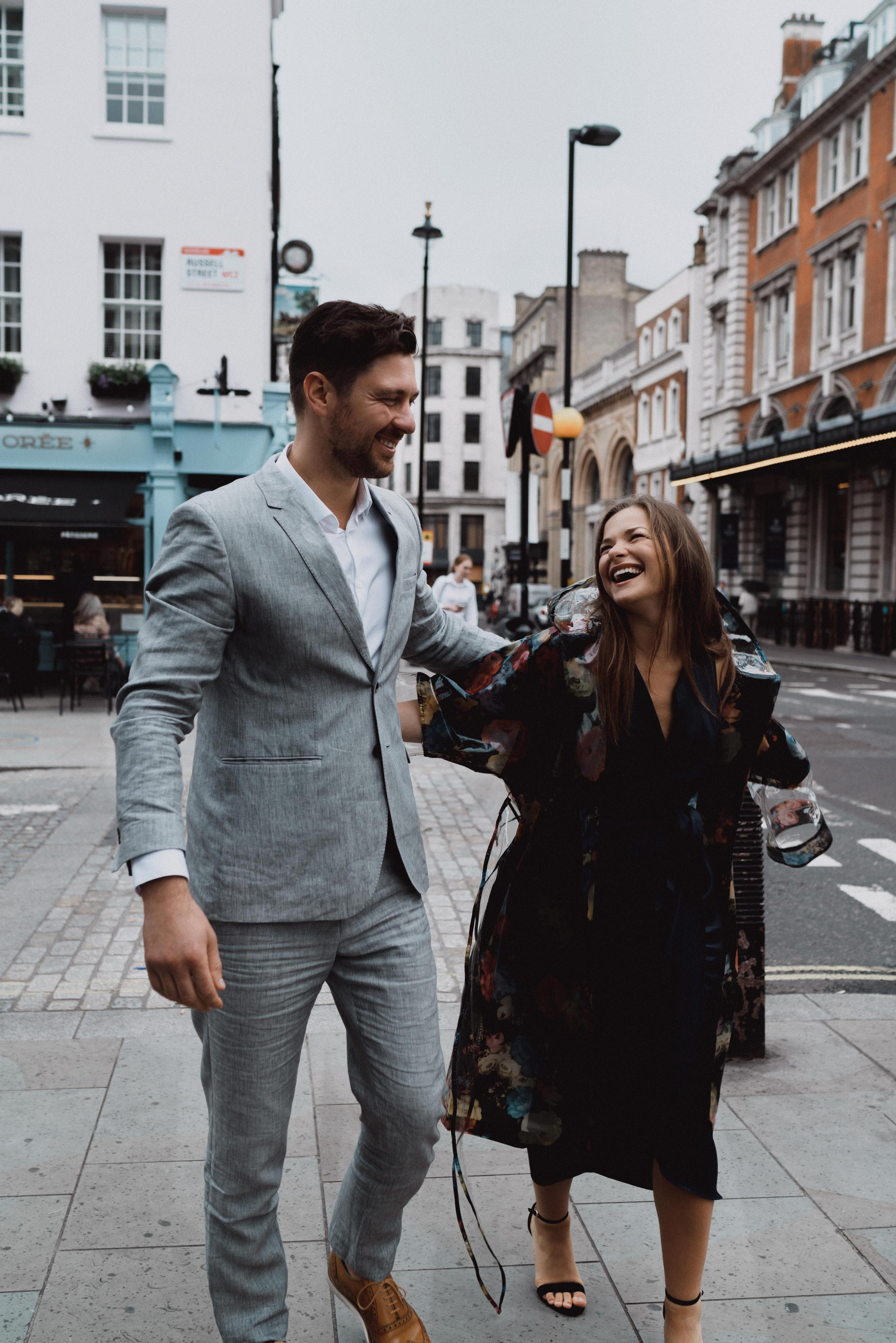 Engagement session at Covent Garden. London portrait and family photographer