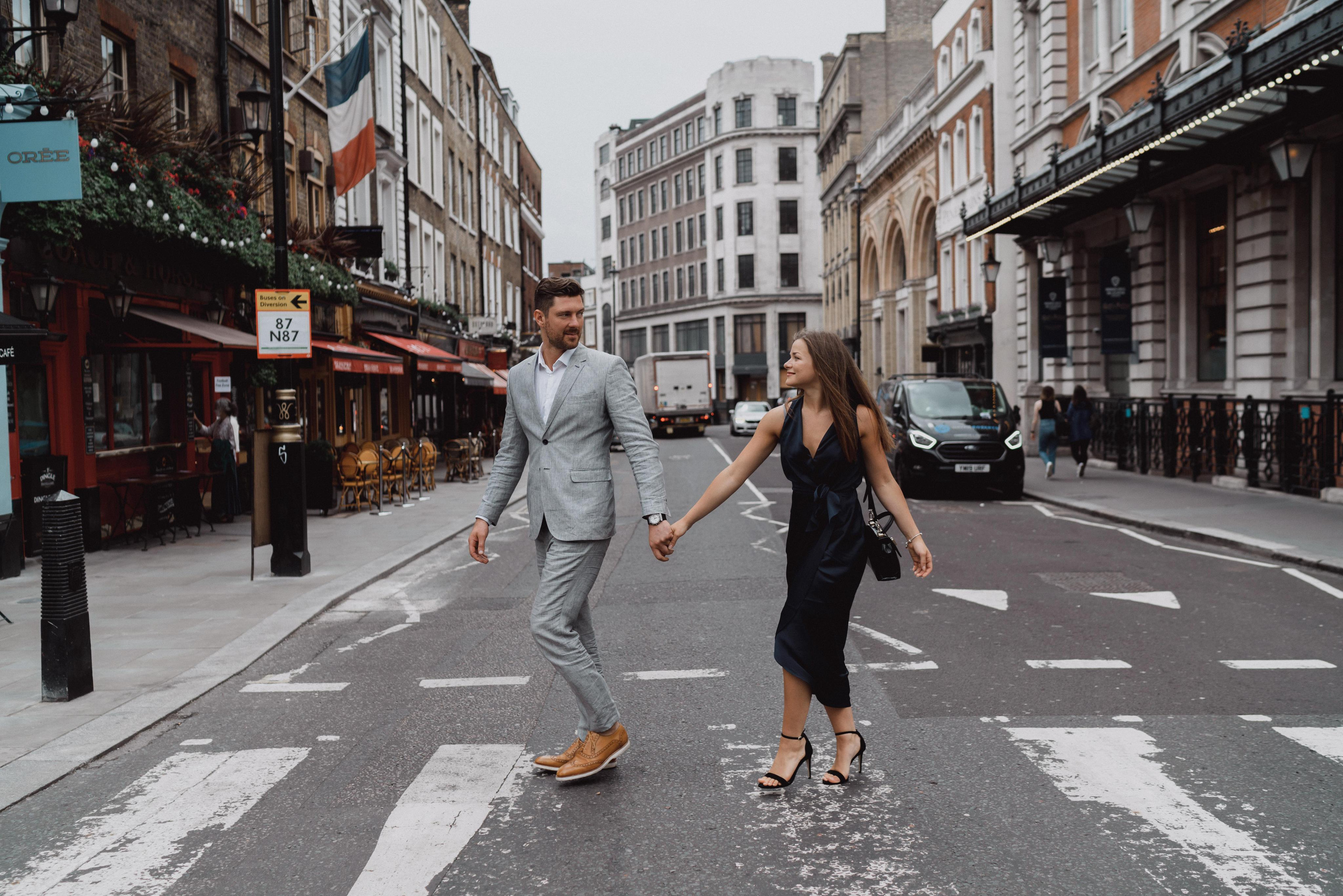 Engagement session at Covent Garden. London portrait and family photographer