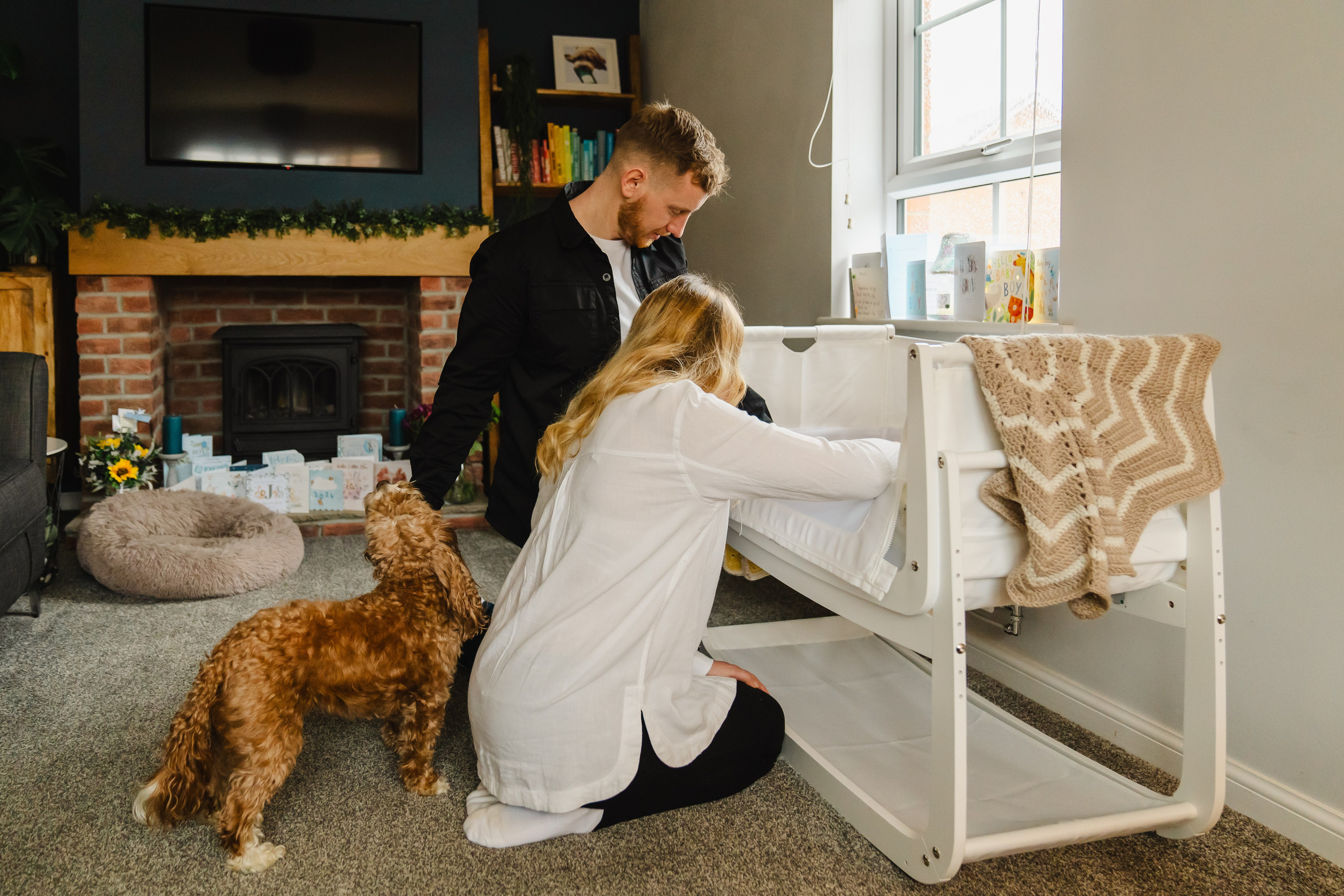 Newborn in-home photo session. Newcastle Upon Tyne Photographer Yana Balatskaya