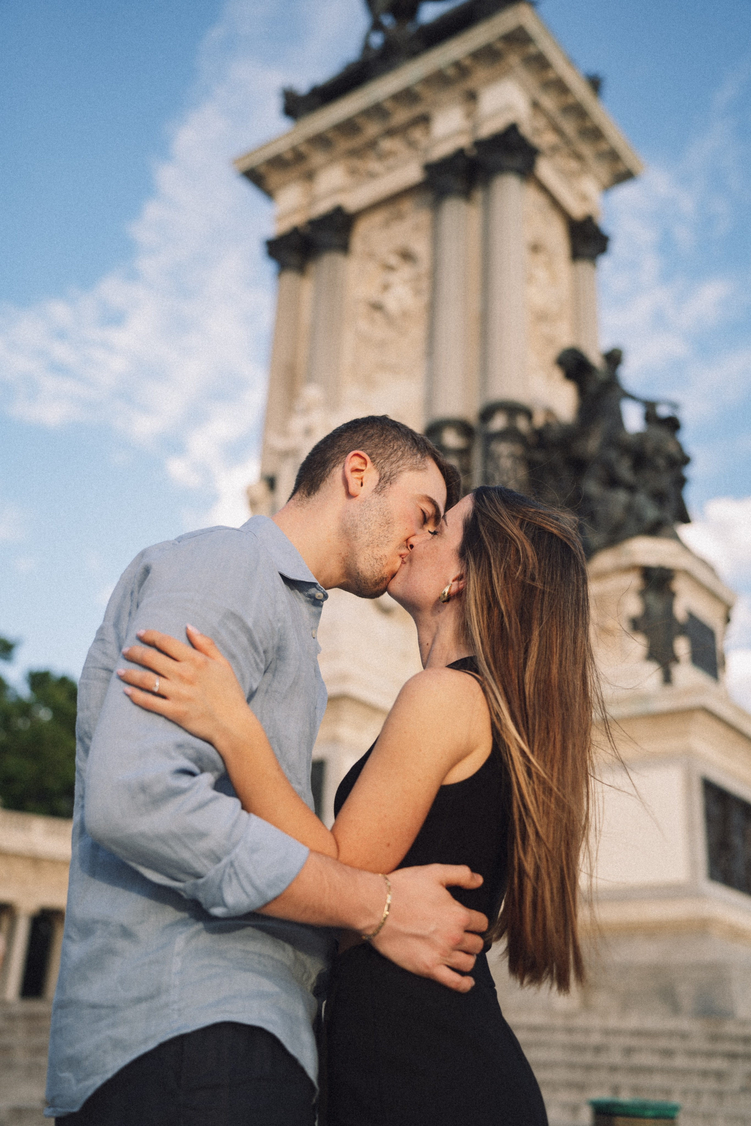 Sesiones de fotos de propuesta de matrimonio en Madrid. Fotógrafo en Madrid, España. Alyona Belyaninova