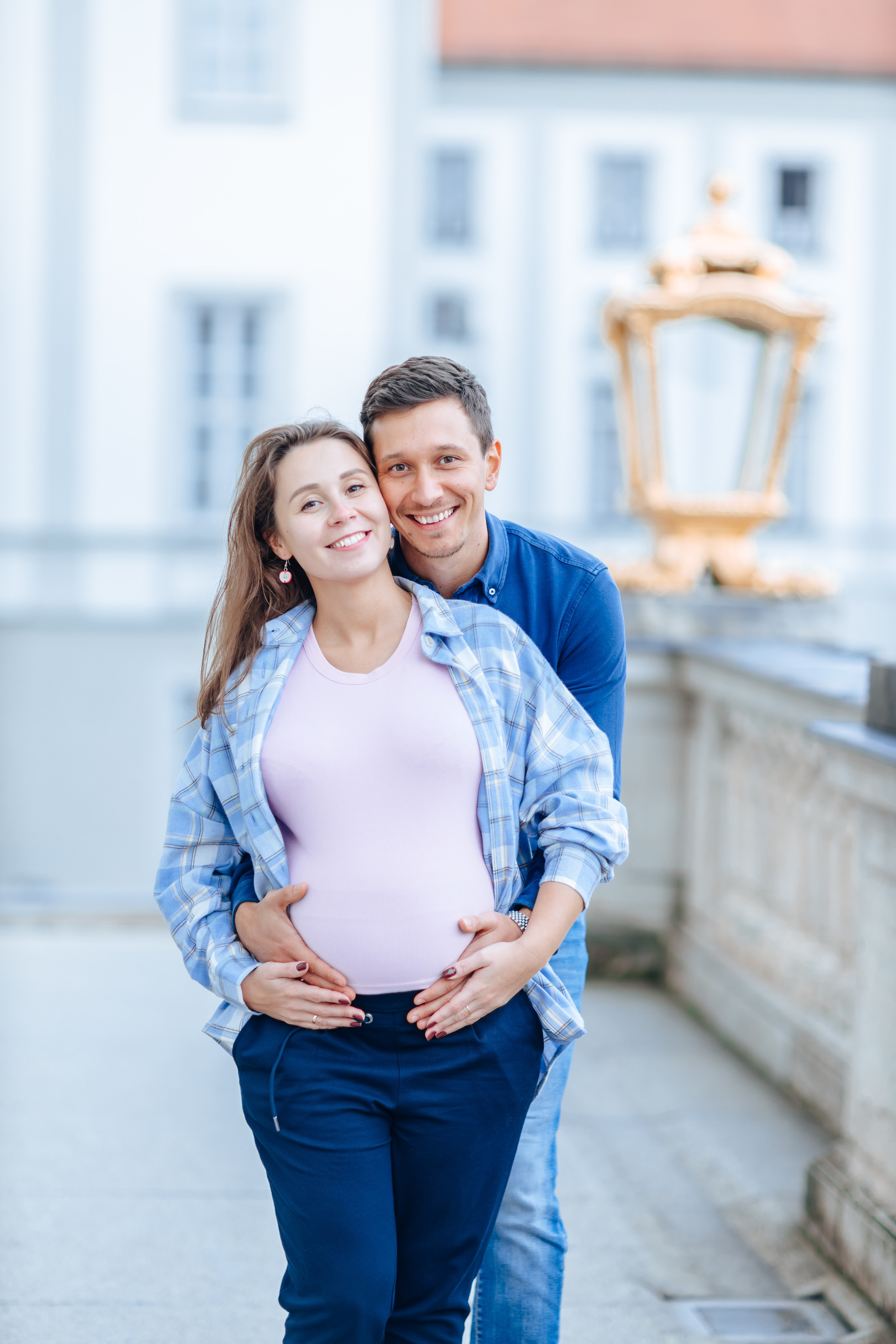 Schloss Nymphenburg Babybauch. Hochzeitsfotograf München Taufe Familienfotograf Tanja Mauke