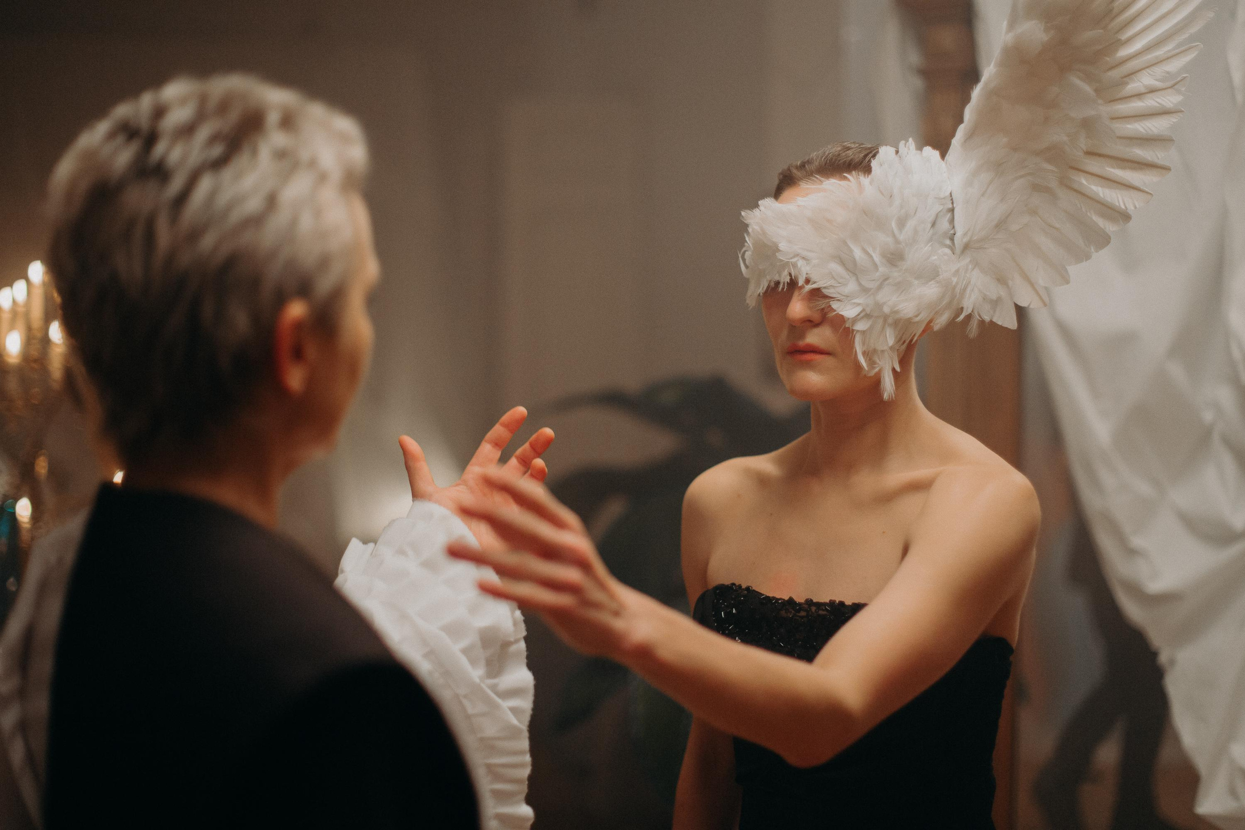 Backstage of the music video shooting. Photographer Luxembourg