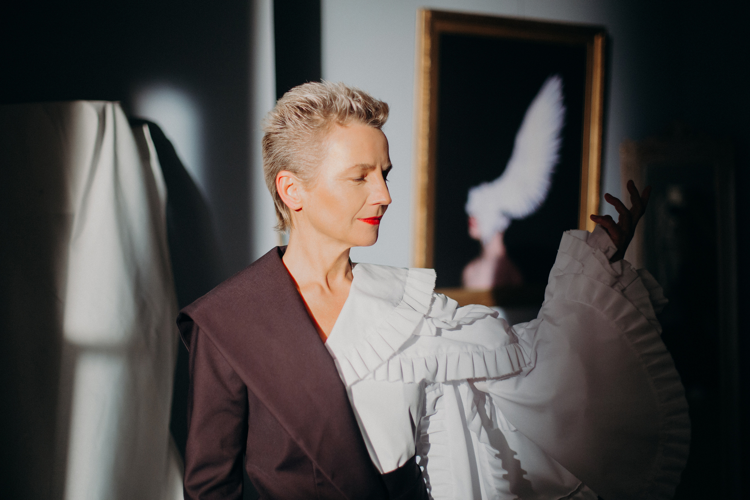 Backstage of the music video shooting. Photographer Luxembourg