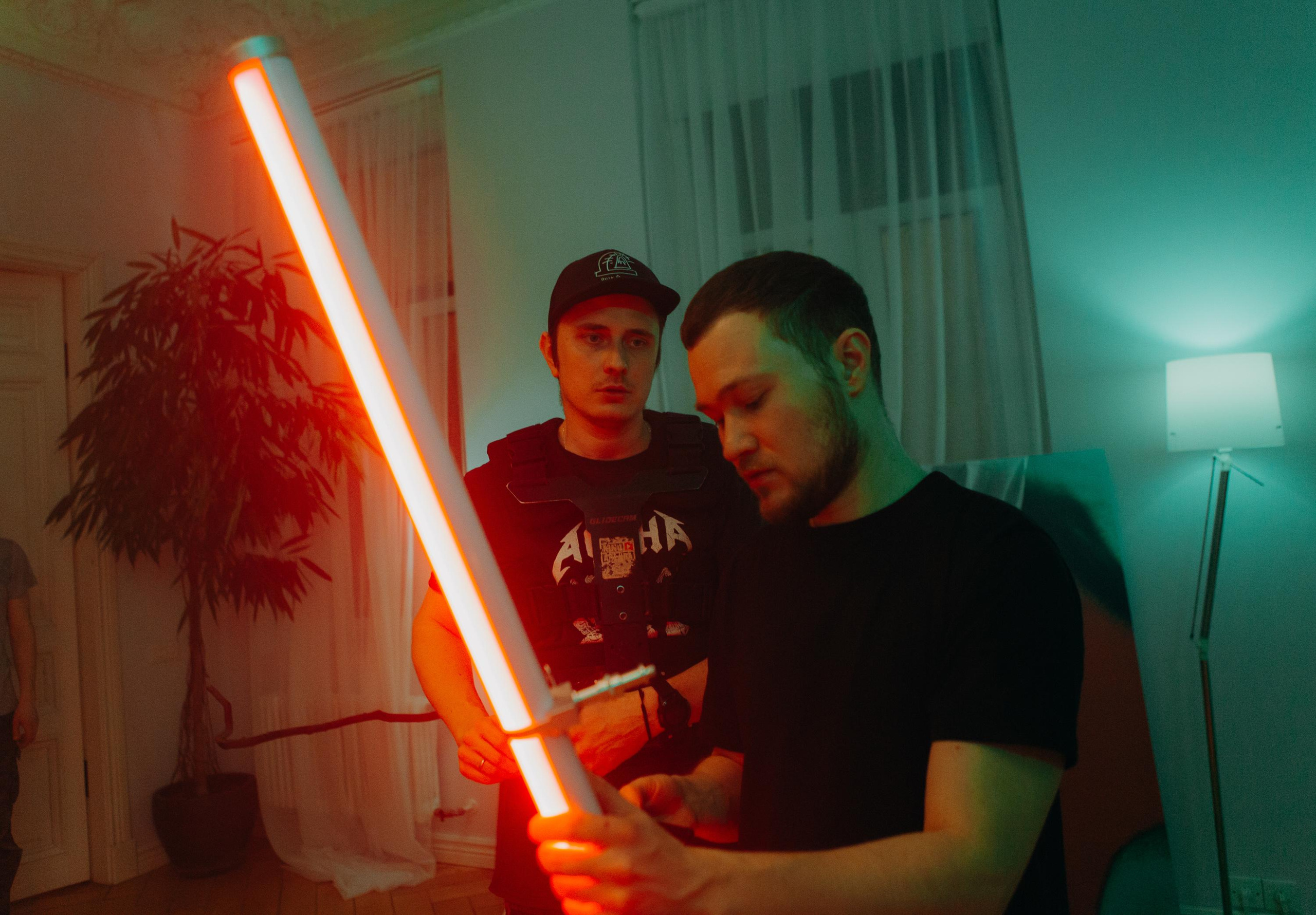 Backstage of the music video shooting. Photographer Luxembourg