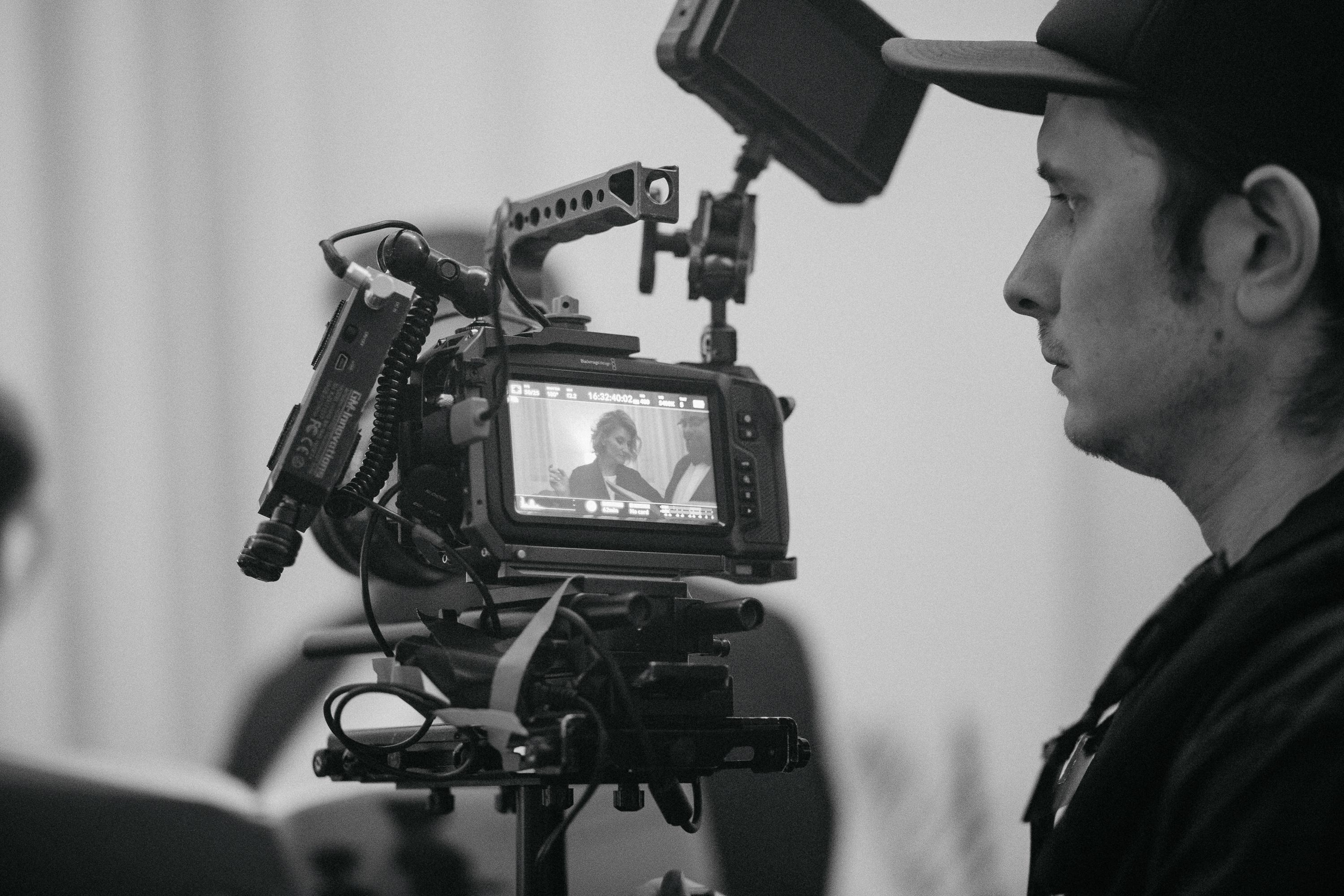 Backstage of the music video shooting. Photographer Luxembourg