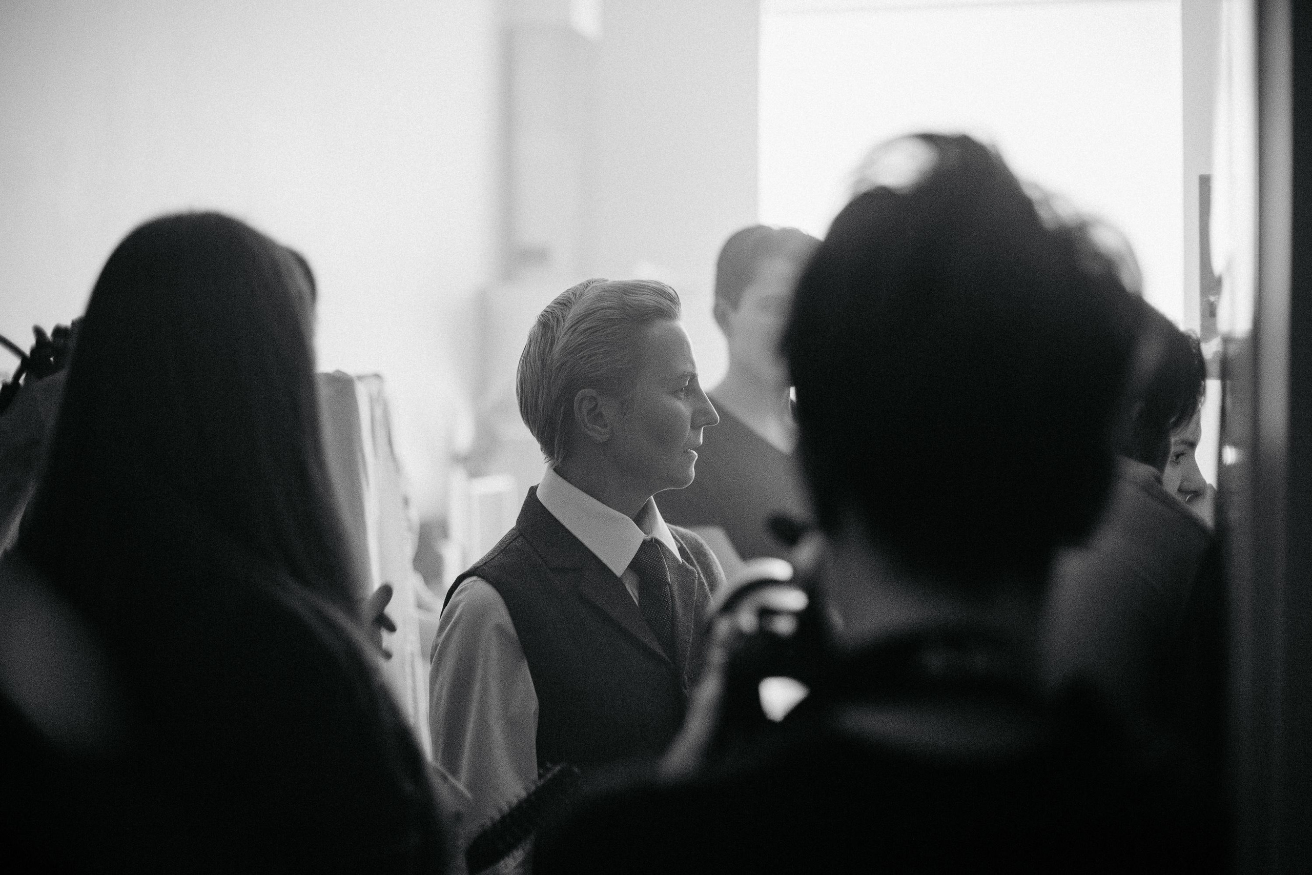 Backstage of the music video shooting. Photographer Luxembourg