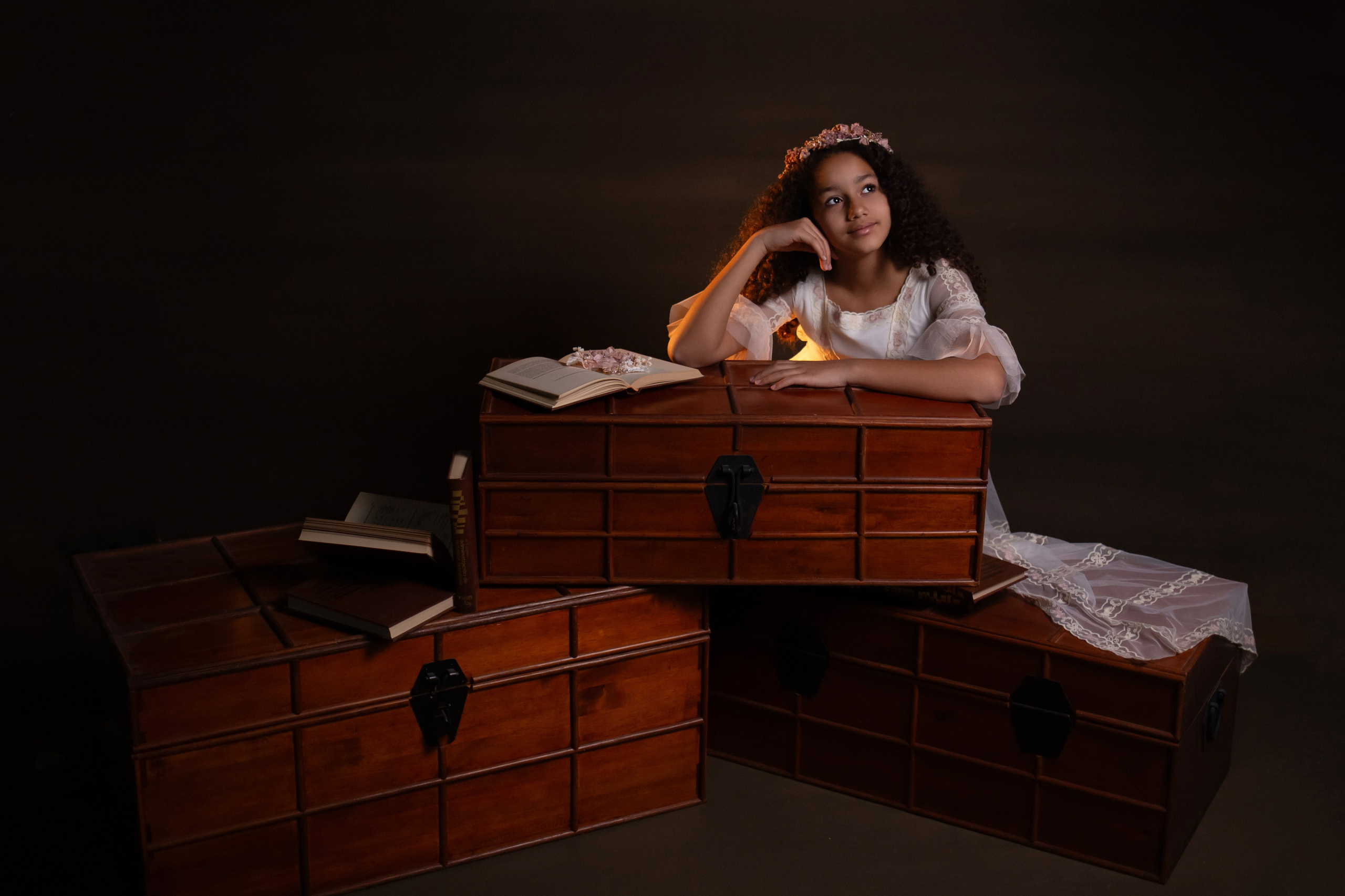 Comunión en el estudio. Fotógrafa profesional en España