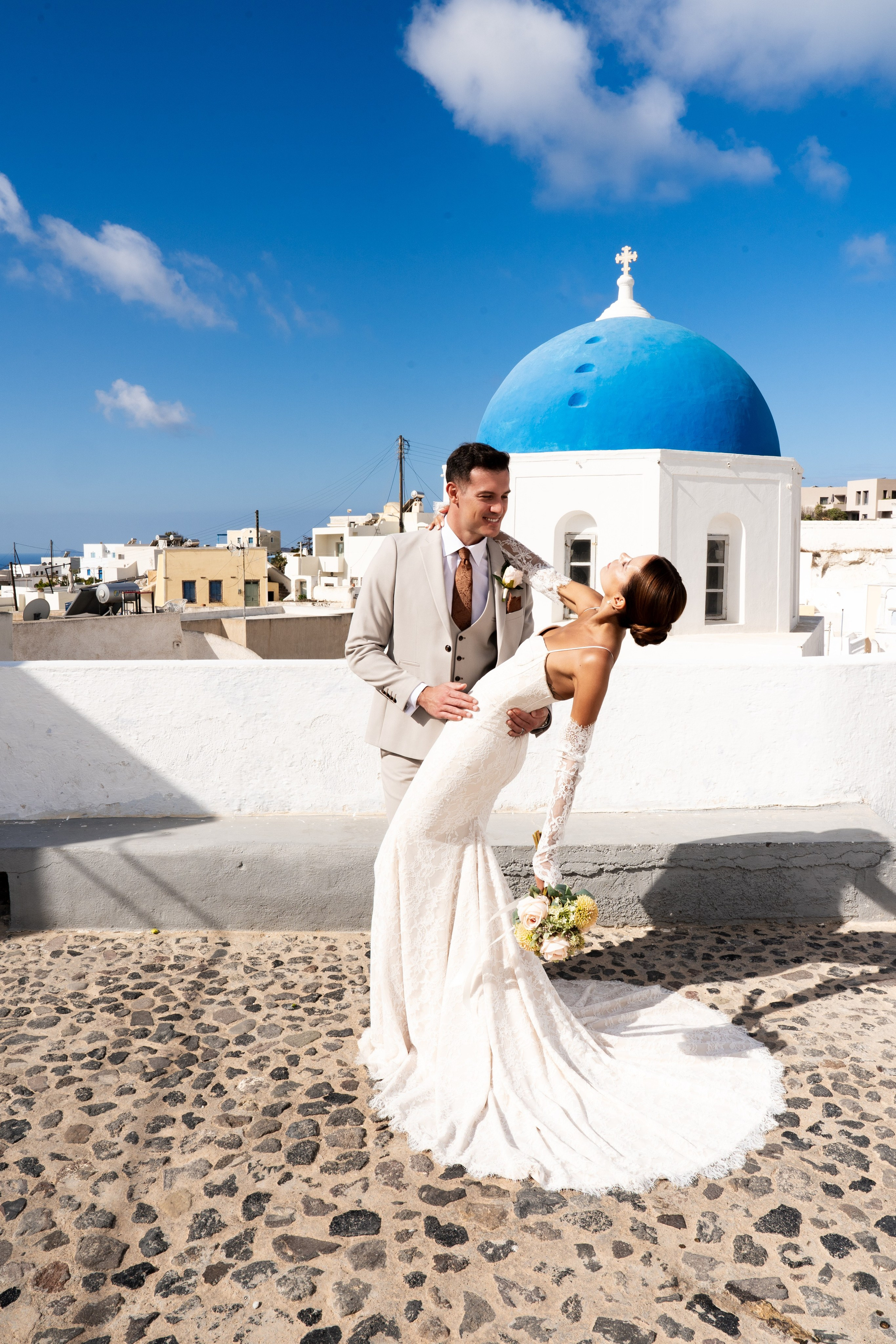 A&N: Santorini. SL Wedding Photo: ponadczasowa 💍 fotografia ślubna | Wrocław & Europa