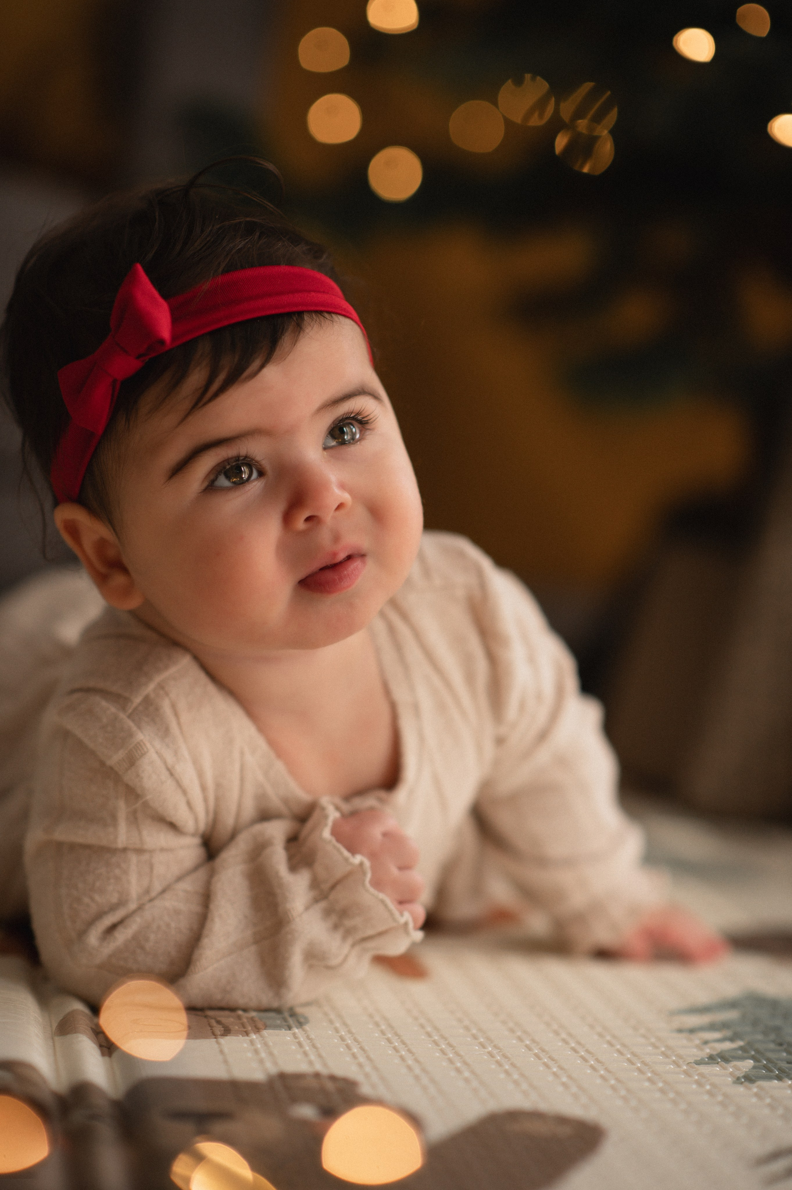 First Christmas. Family, children, portrait, and event photography in Thessaloniki