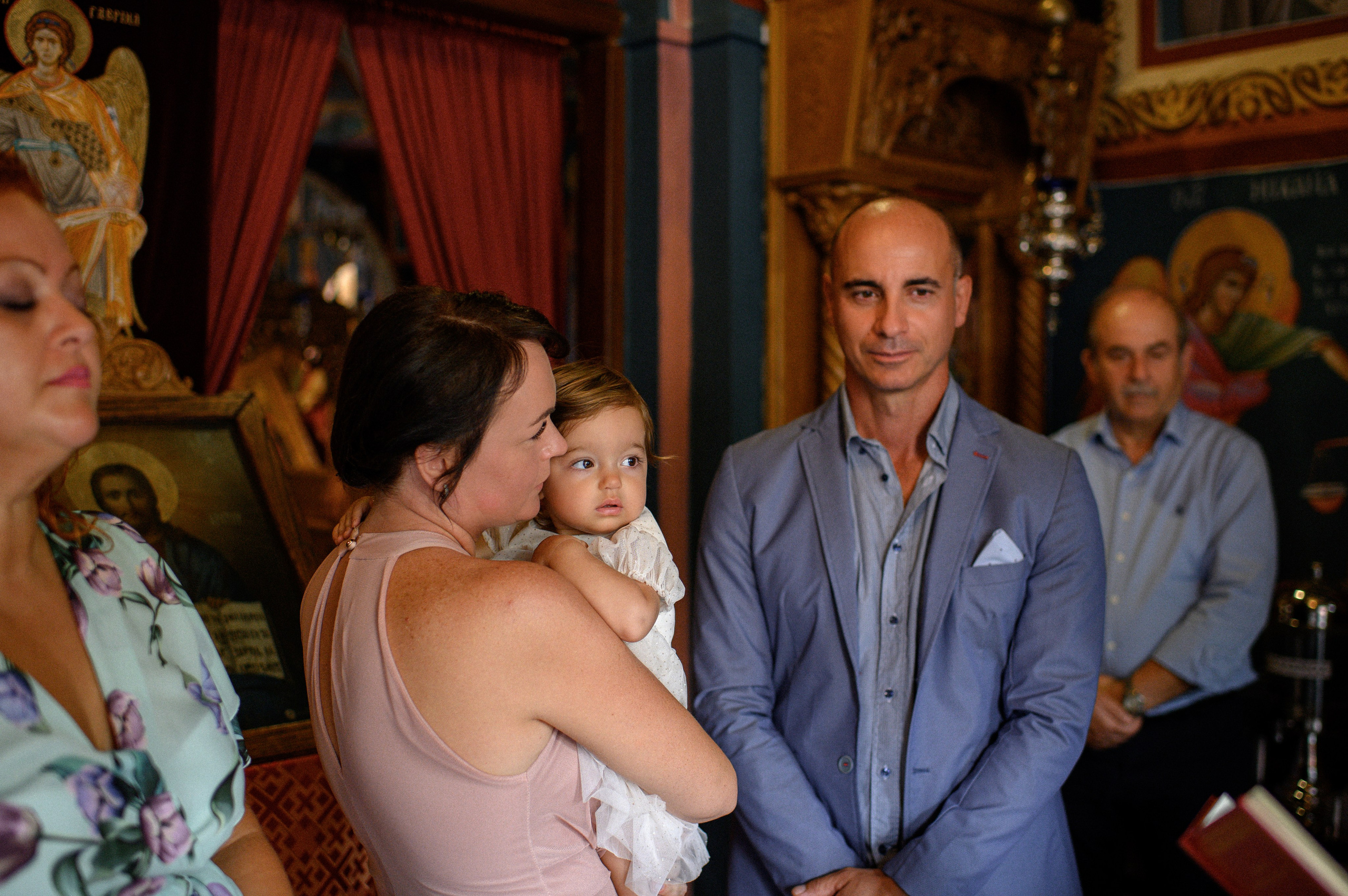 Baptism Iris. Семейная, детская, портретная и предметная фотосъемка в Салониках