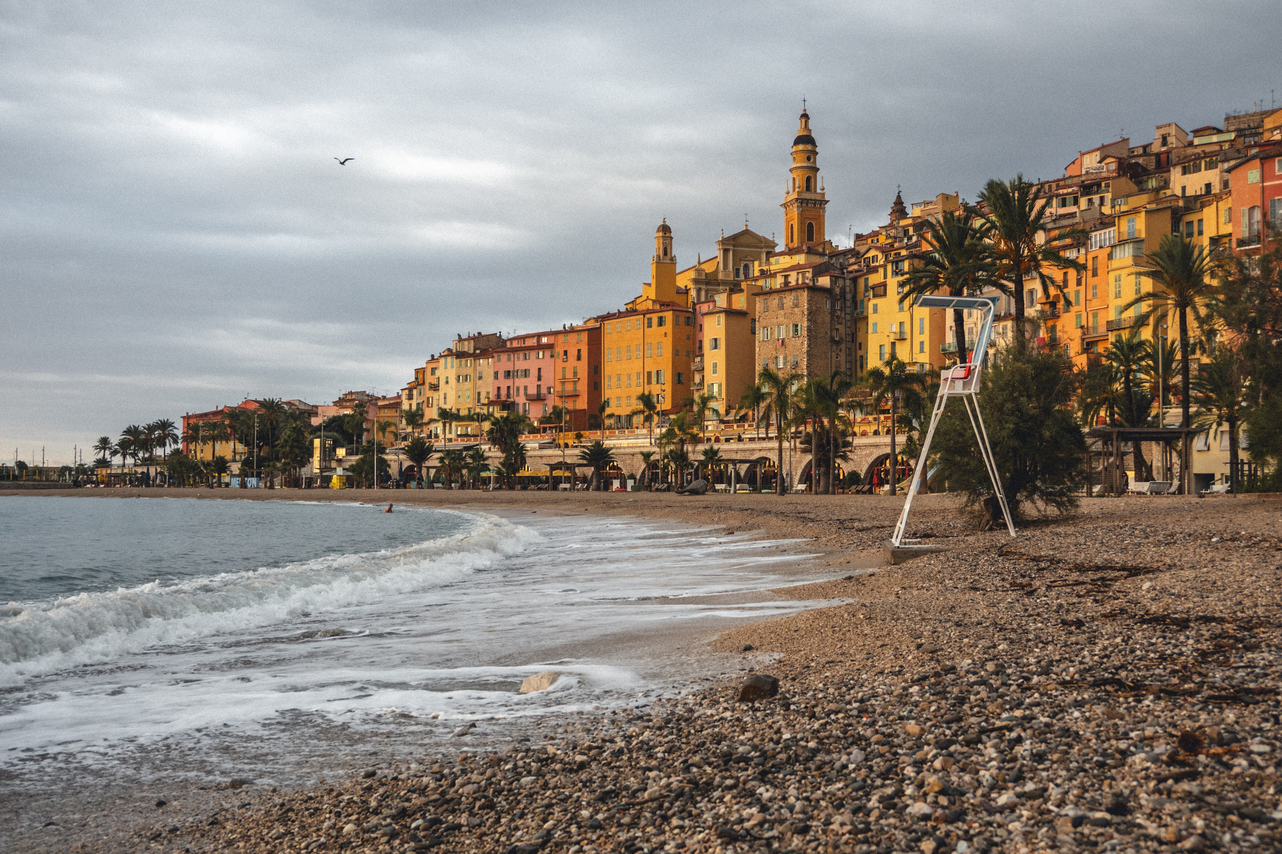 Lever de soleil à Menton. Семейный и детский фотограф на Лазурном Берегу