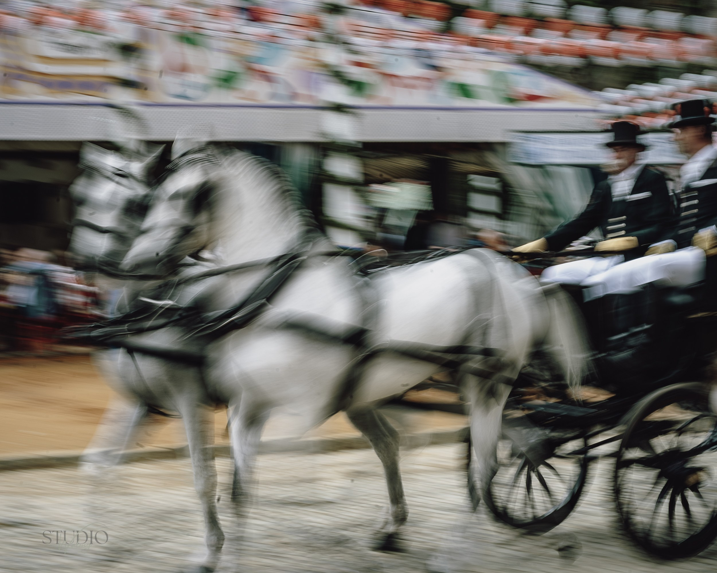 Sesión de fotos en feria de Abril de Sevilla. Inicio