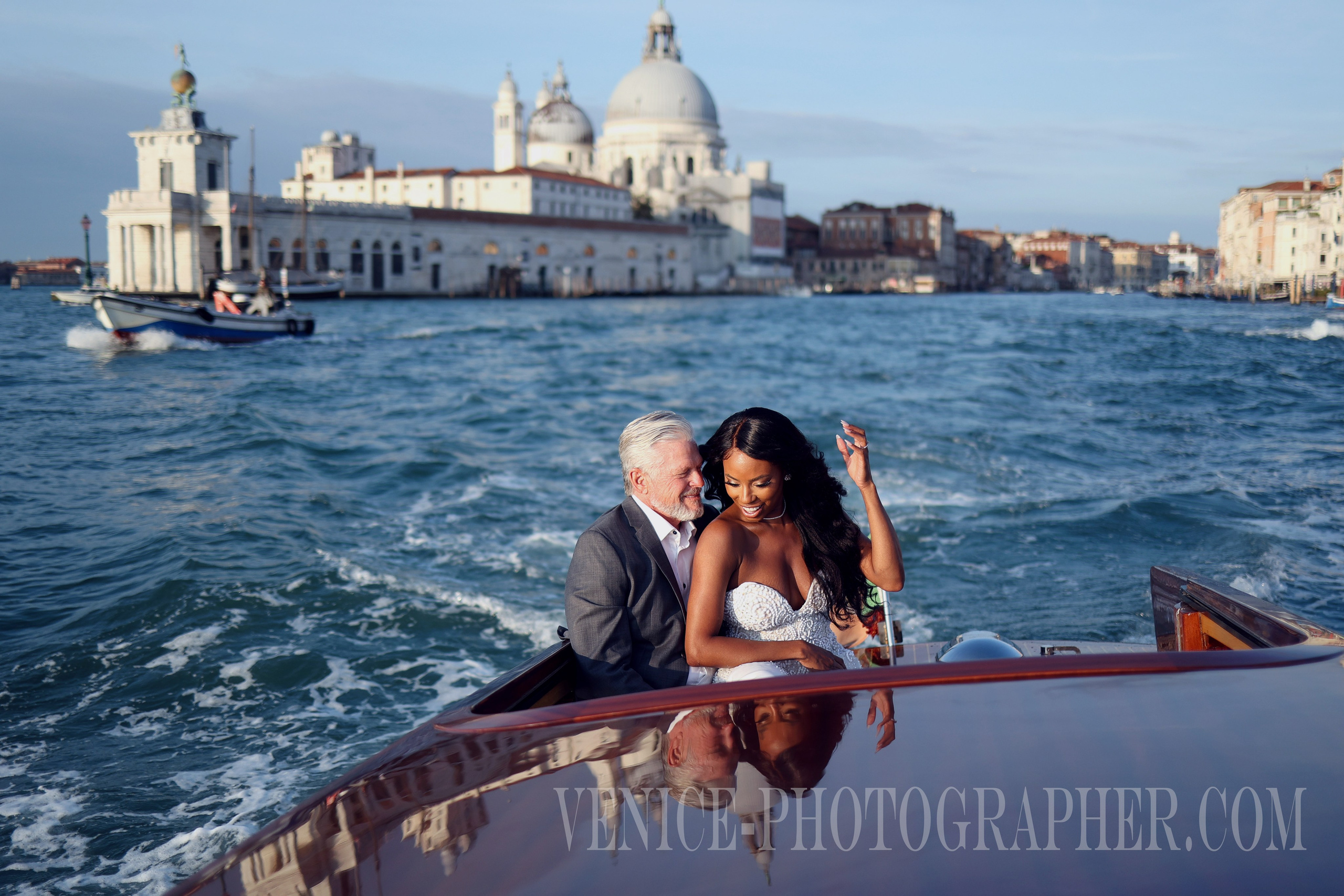Wedding photo session in Venice, Italy