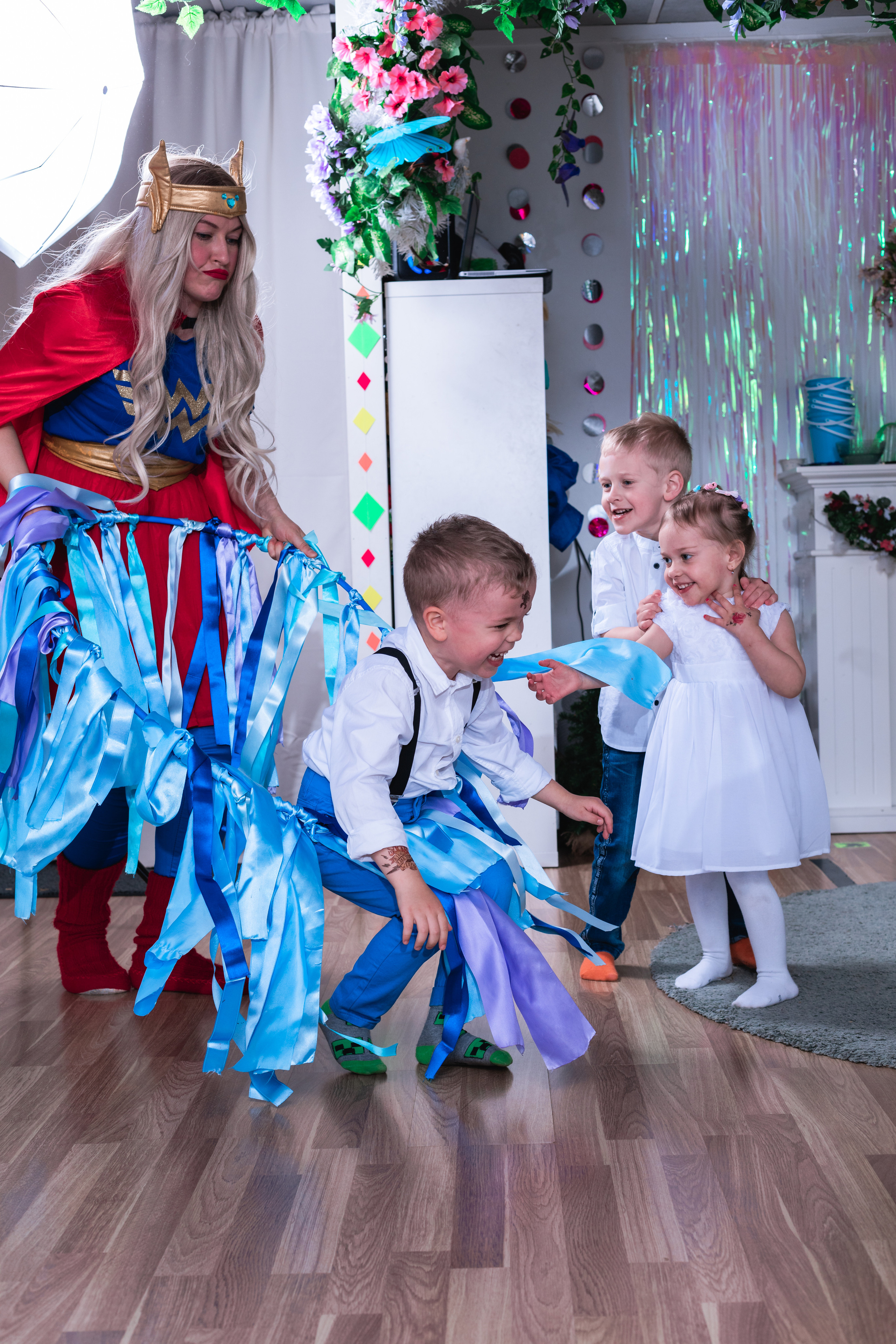 Lasten syntymäpäivät animaattorin kanssa. Ekaterina Mansur, muotokuvafotografi Suomessa (Helsingissä ja Uudellam