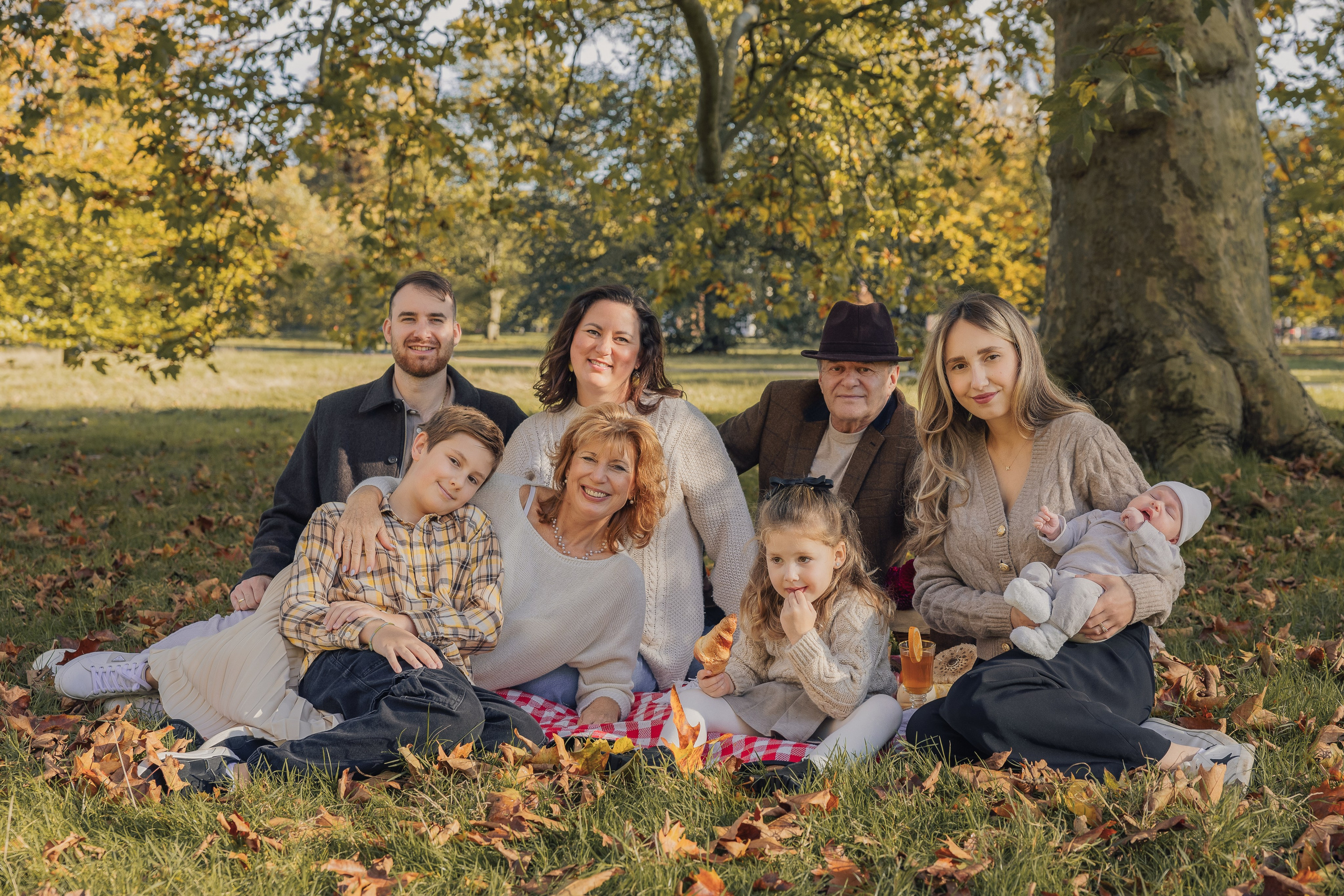 Family autumnal session. PHOTOGRAPHER IN LONDON