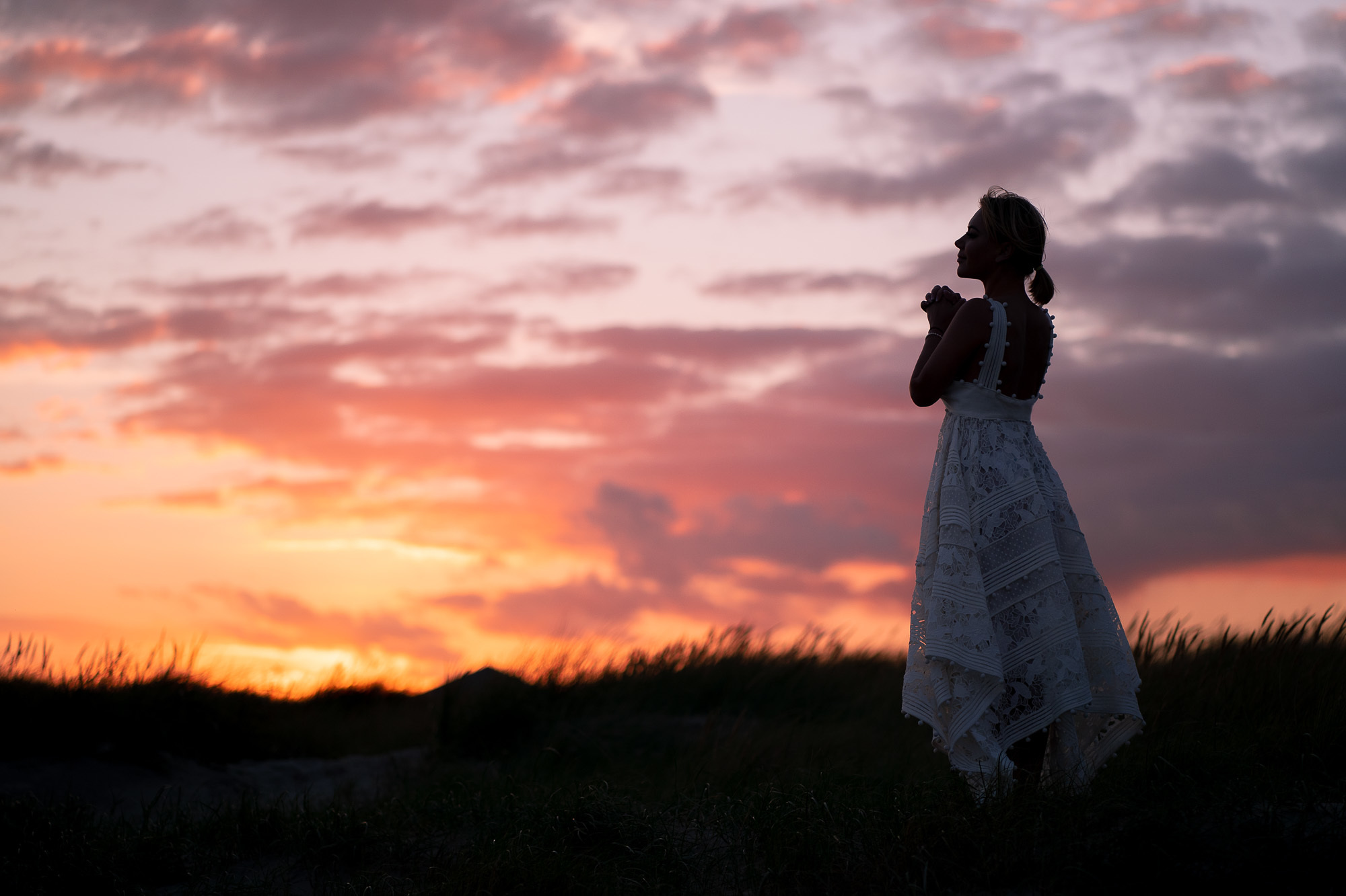 Julie at sunset. Portrait, Family and Maternity Photographer in Dublin Tania Vaskul