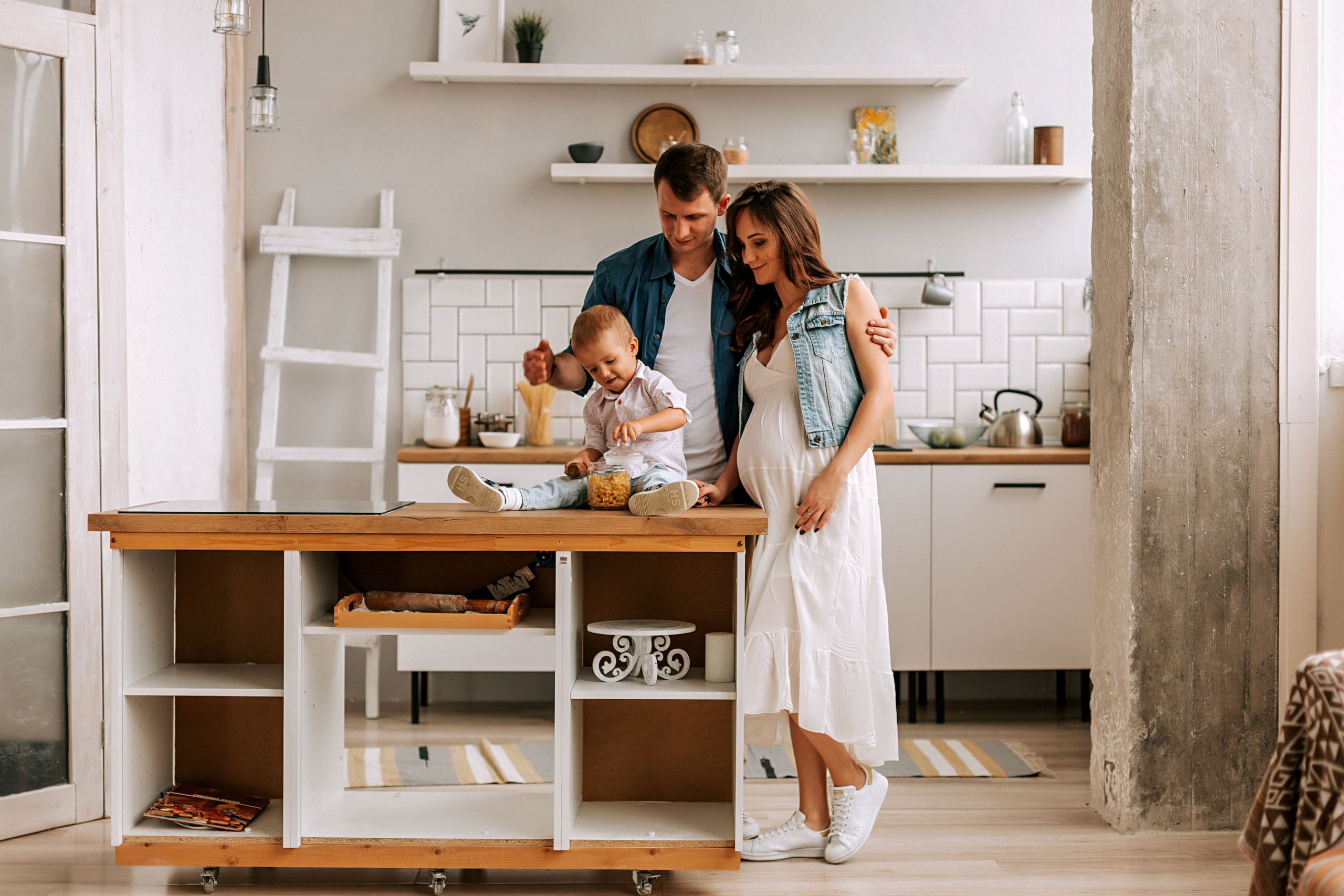 Посиделки на кухне. Семейный и свадебный фотограф в Франкфурте на Майне Алина Браун