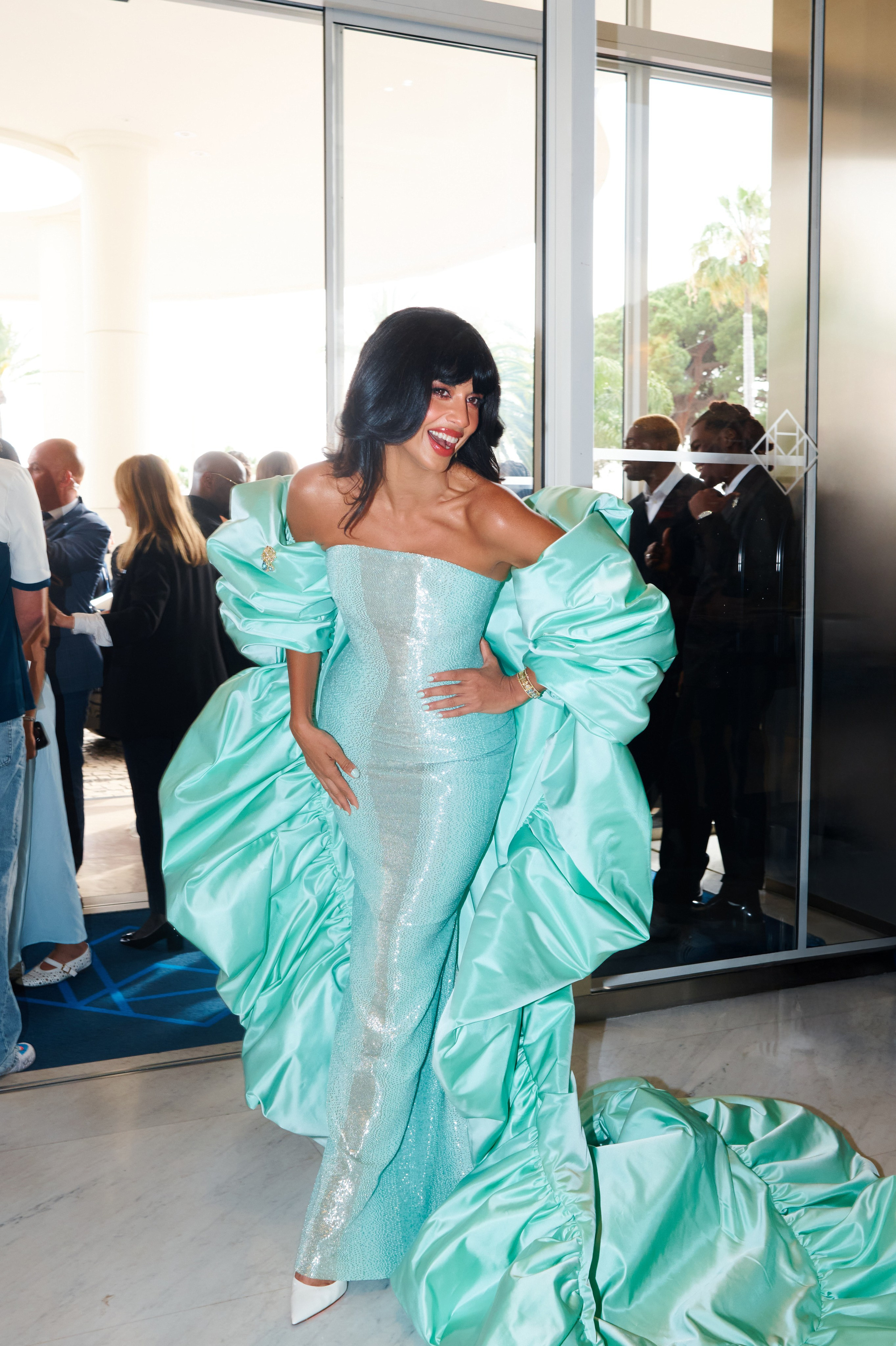 Cannes professional photographer Alisa Postnykova shooting Jameela Jamil 2026