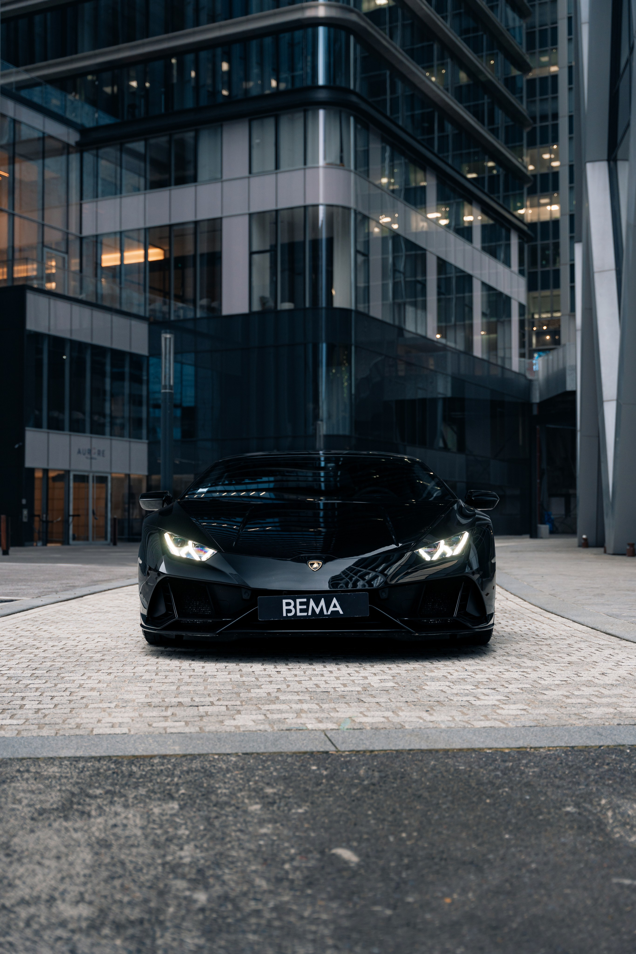 Lamborghini Huracan Evo. Photographe de voitures à Paris — Vitalii Motruk