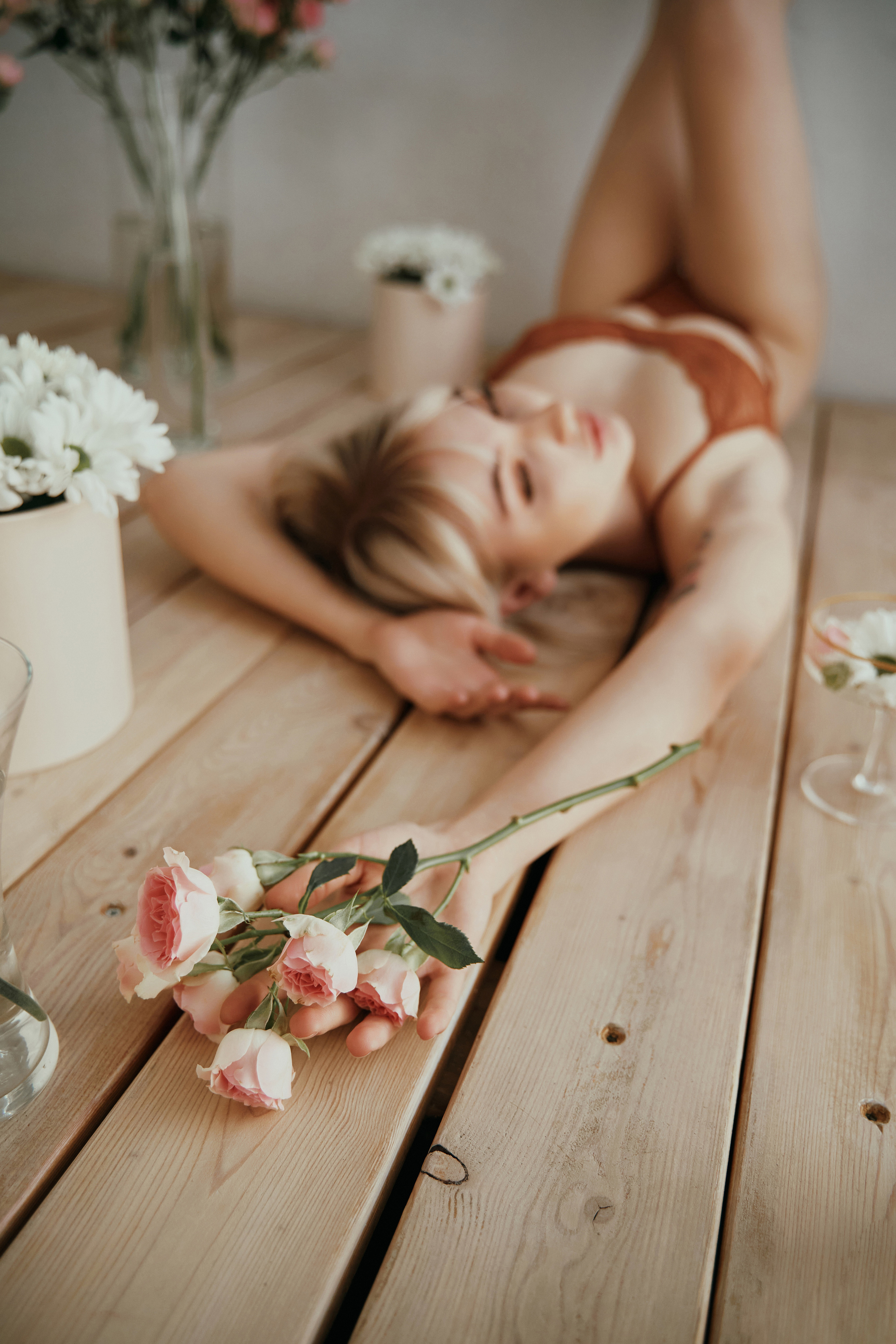 Катя. Цветы. Фотограф в Барселоне Жанна Захарченко