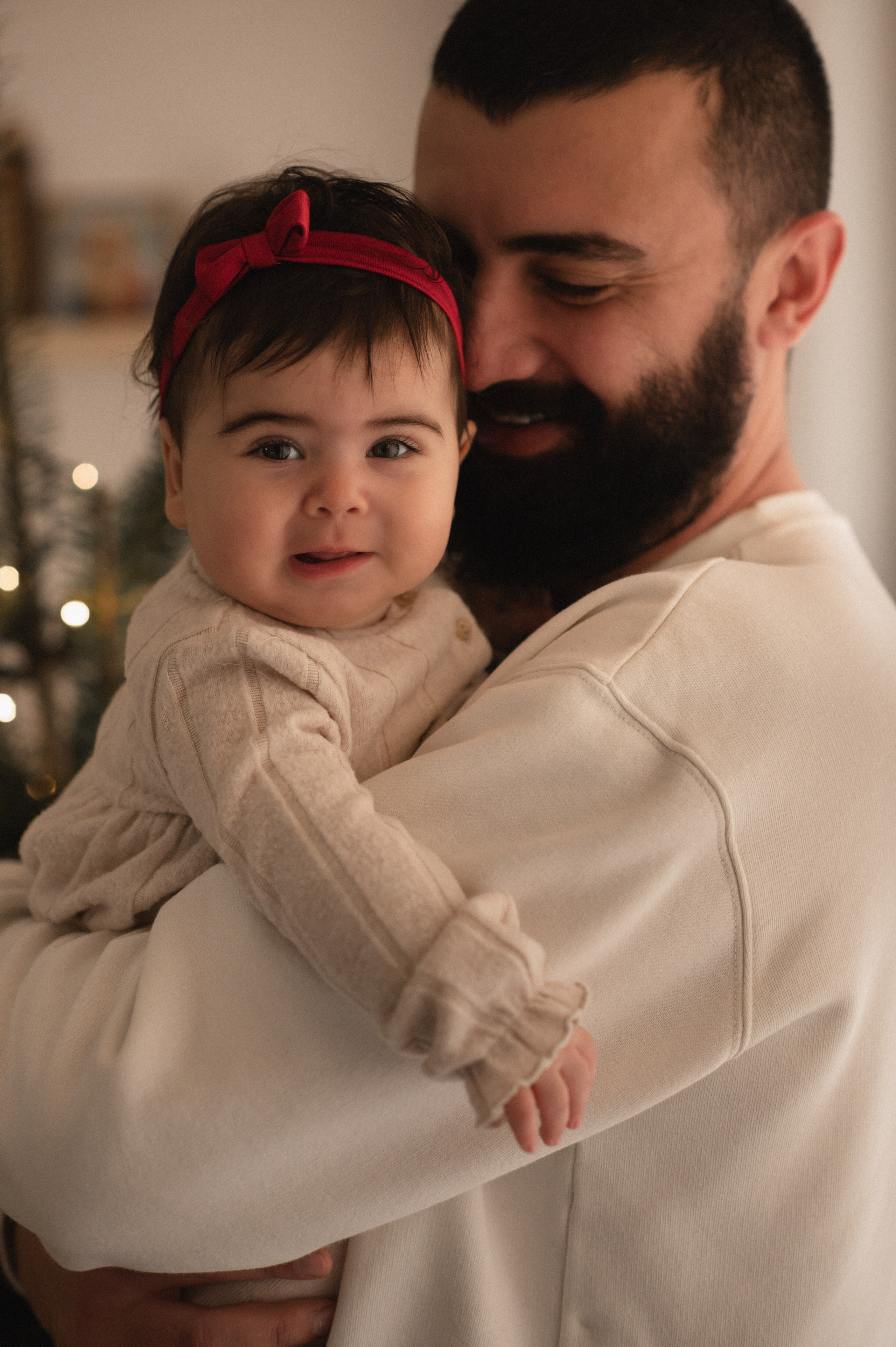 First Christmas. Family, children, portrait, and event photography in Thessaloniki