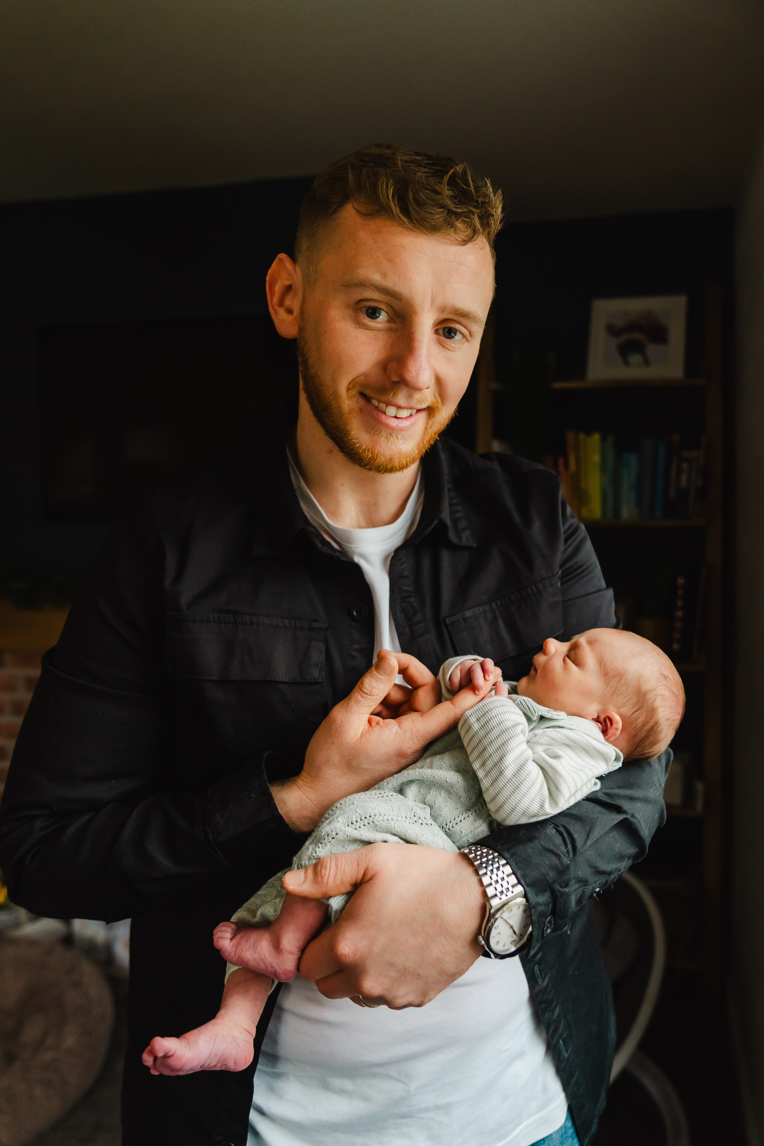Newborn in-home photo session. Newcastle Upon Tyne Photographer Yana Balatskaya