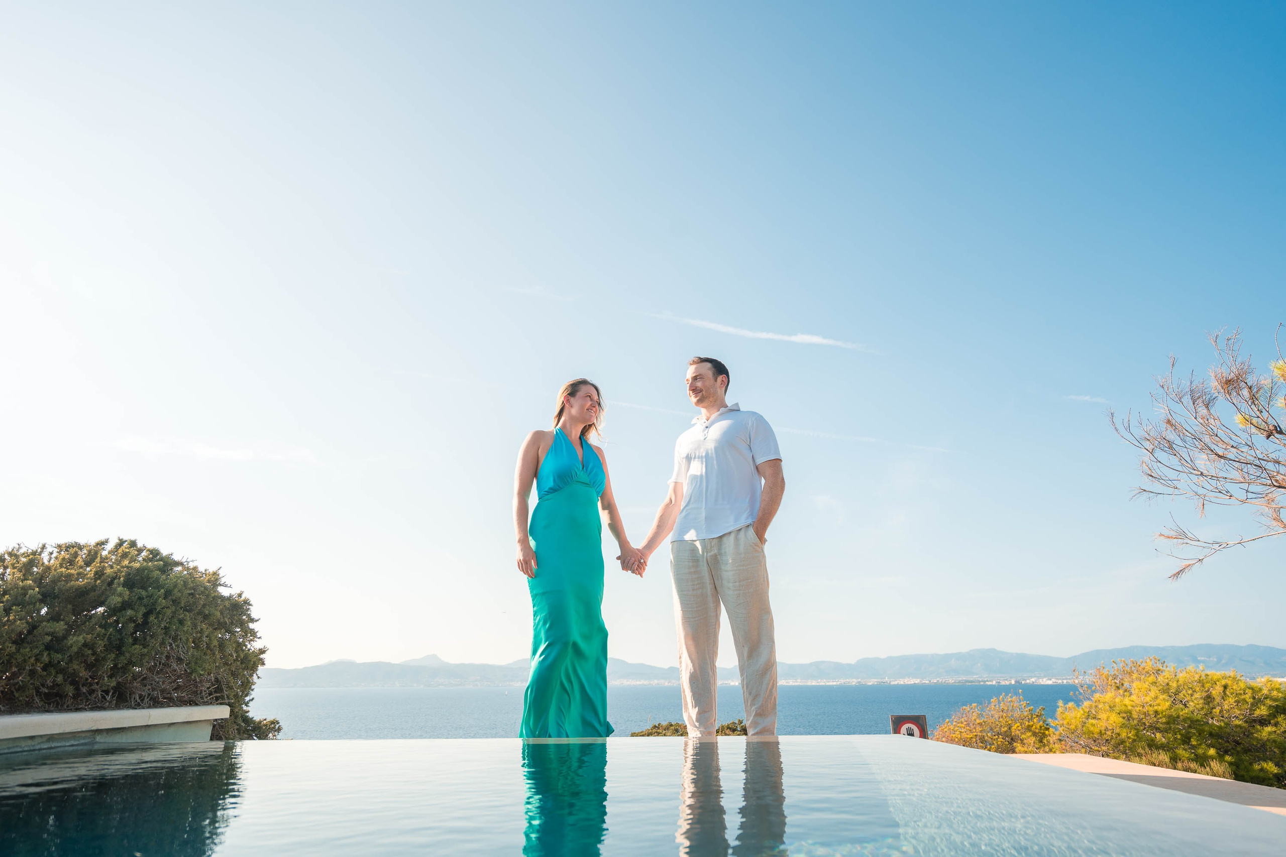 A Wedding Proposal in Mallorca in Cap Rocat. Mallorca Wedding, Corporate & Social Photographer