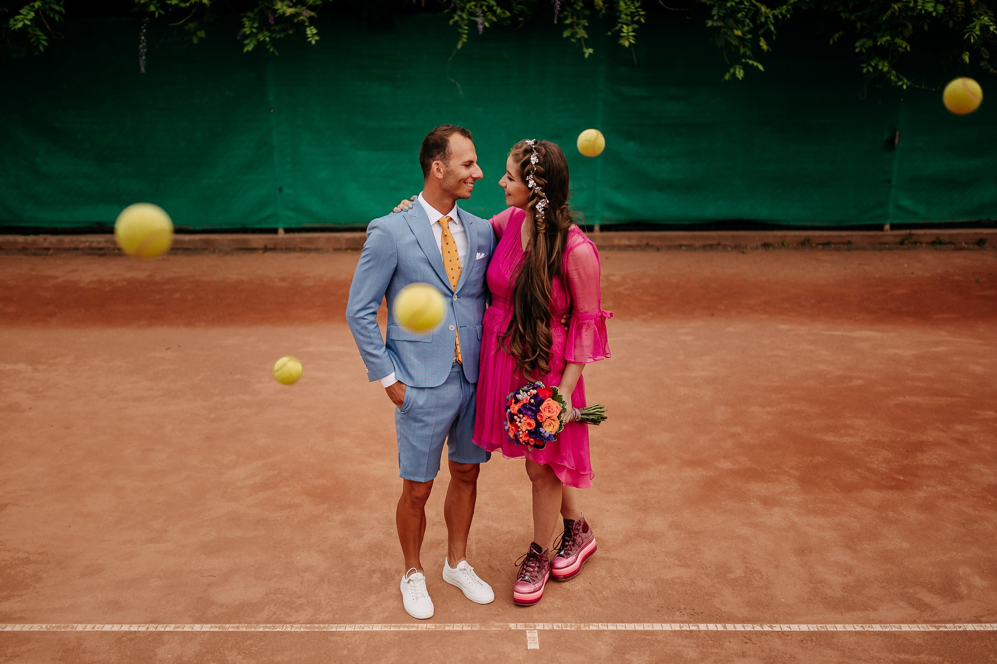 sedinta foto cununie civila pe terenul de tenis 2