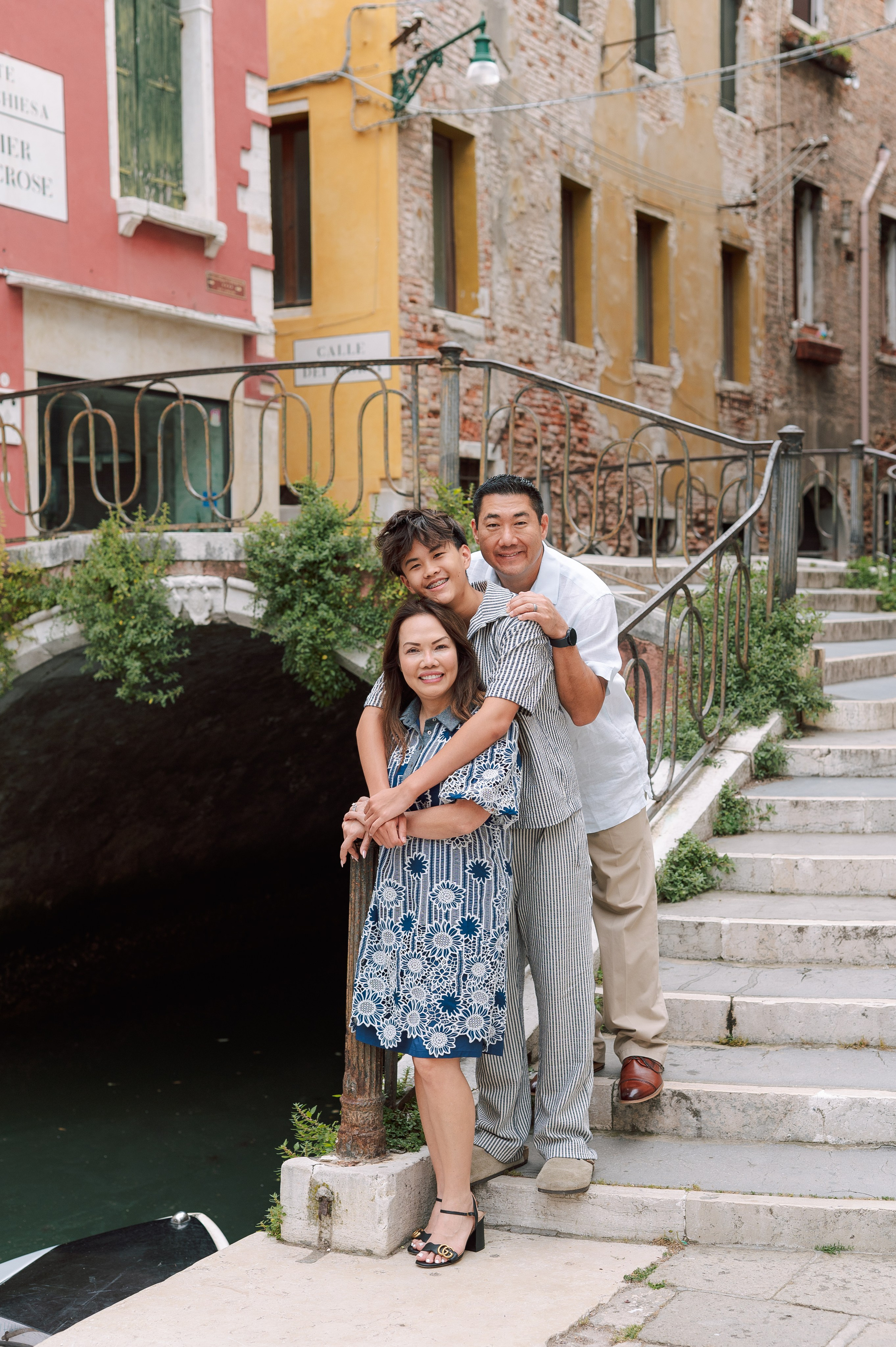 Jennifer, Tim and Jayden. Photographer in Venice Anna Terzi