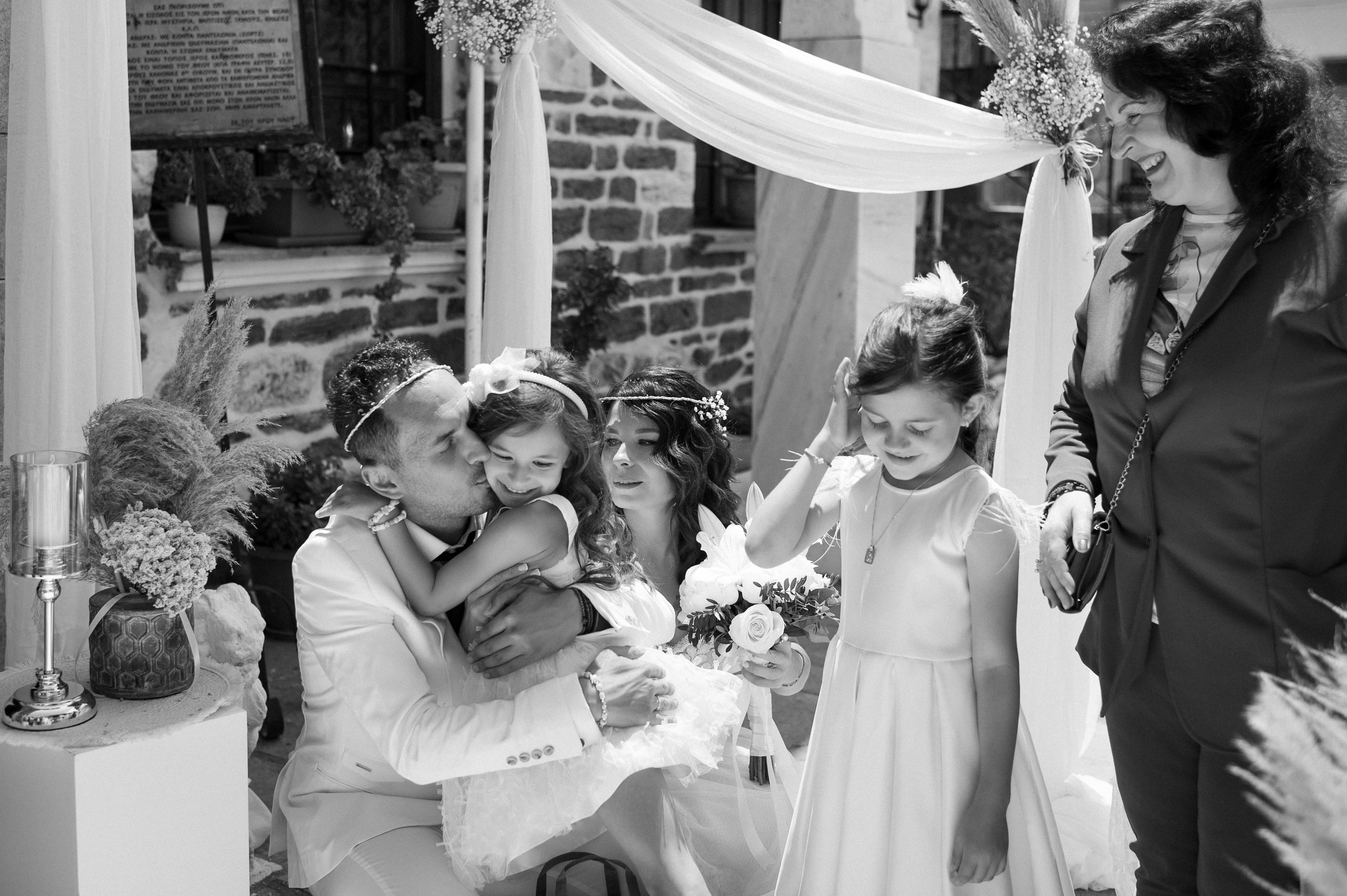 Wedding in Arnia Daria and George. Семейная, детская, портретная и предметная фотосъемка в Салониках