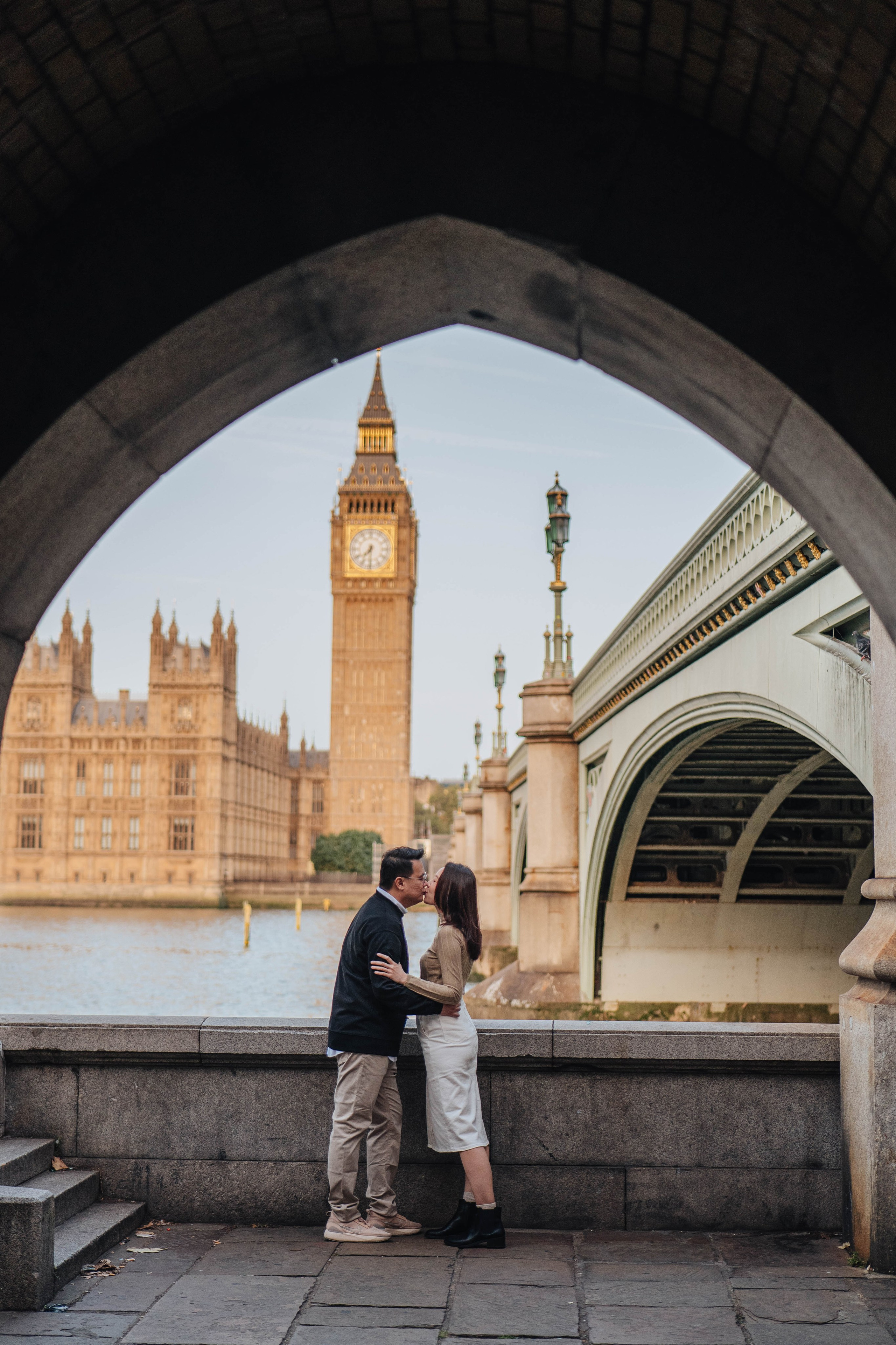 Early morning in central London. Wedding and family photographer in London