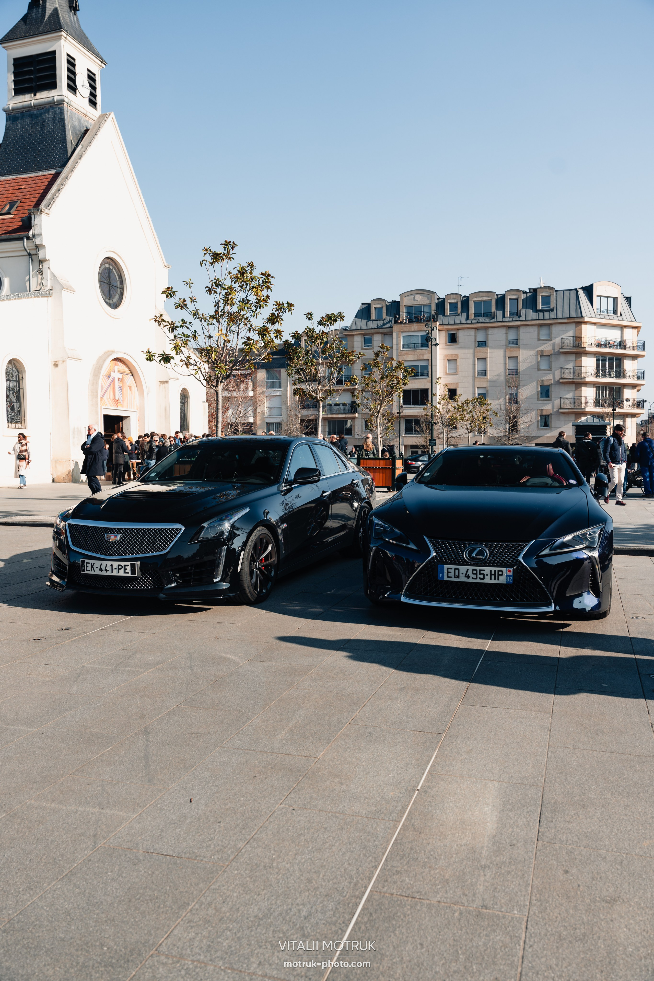 Rassemblement Colombes 16 fevrier 2025. Photographe de voitures à Paris — Vitalii Motruk