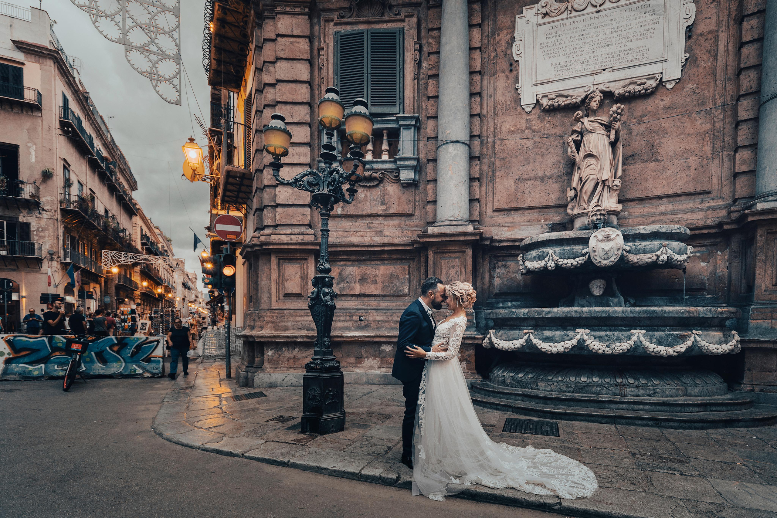 Giuseppe & Olesya. Свадьба на Сицилии, Палермо, Таормина, Эриче