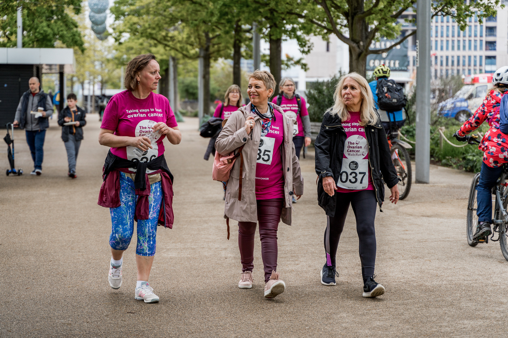 The Ovarian Cancer Walk|Run London. Photographer in England Ekaterina Romanova