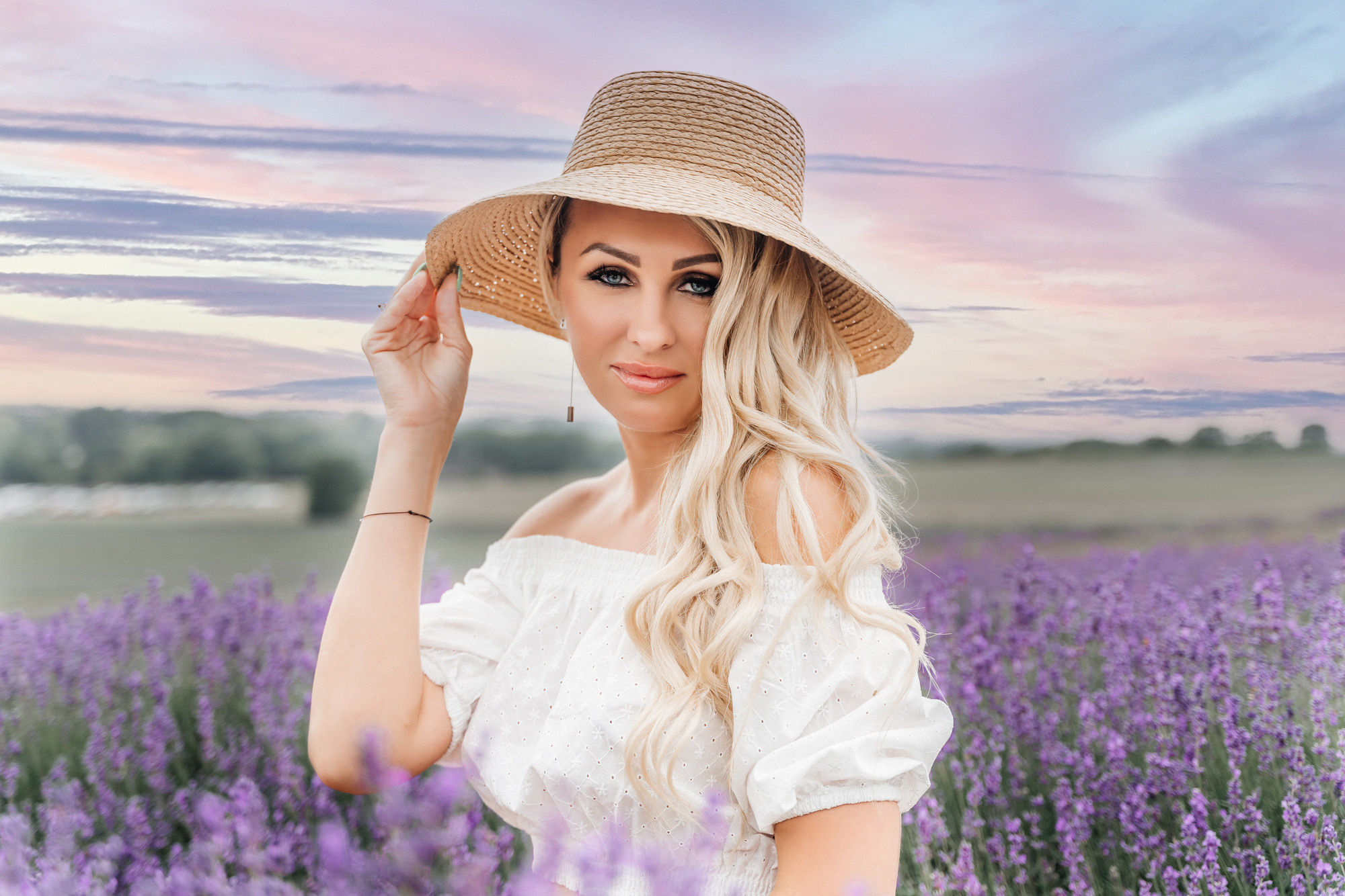 Lavender farm. Hitchin. Photographer in England Ekaterina Romanova