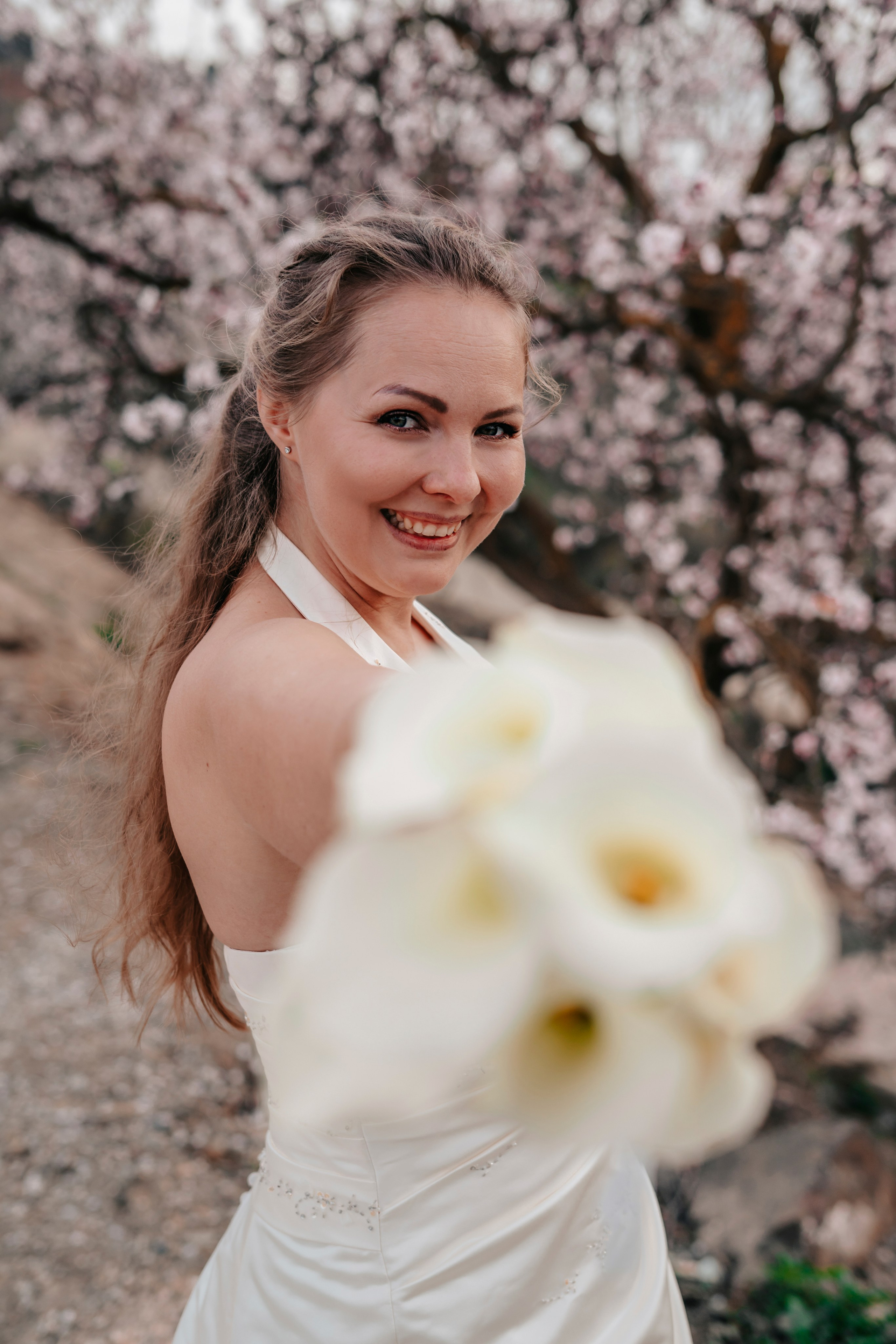 Свадебная прогулка в цветущем миндале. Анастасия Благова — Твой фотограф в Малаге 🇪🇸
