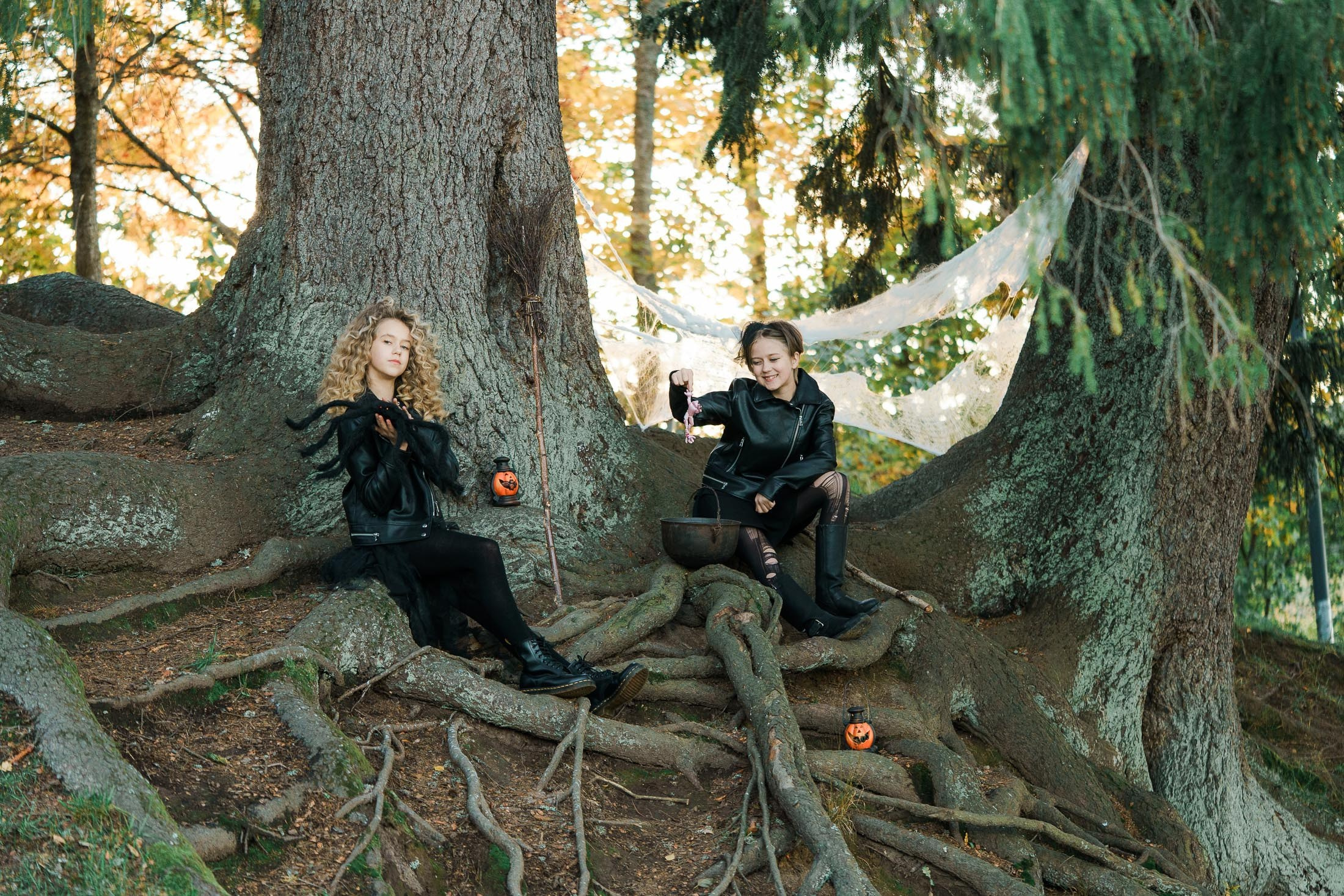 Halloween aiheinen lapsikuvaus